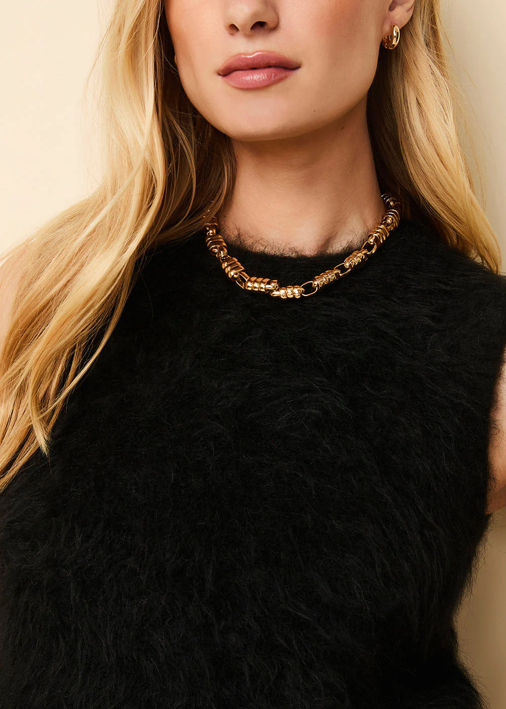 Carmella Alpaca Blend Sweater Vest | Noir - Image 5