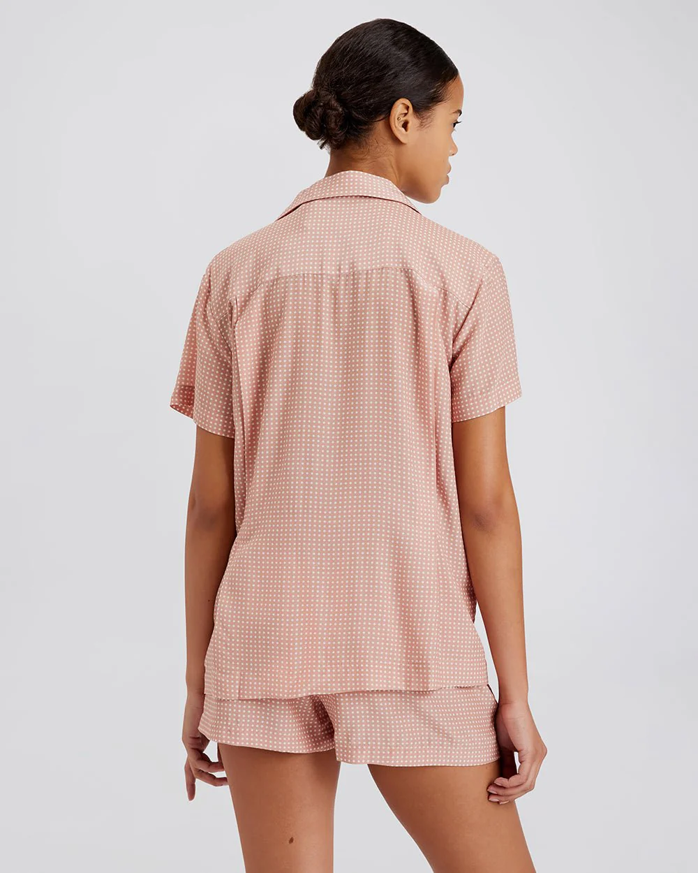 Dahlia Top | Baby Polkadot Taupe - Image 2