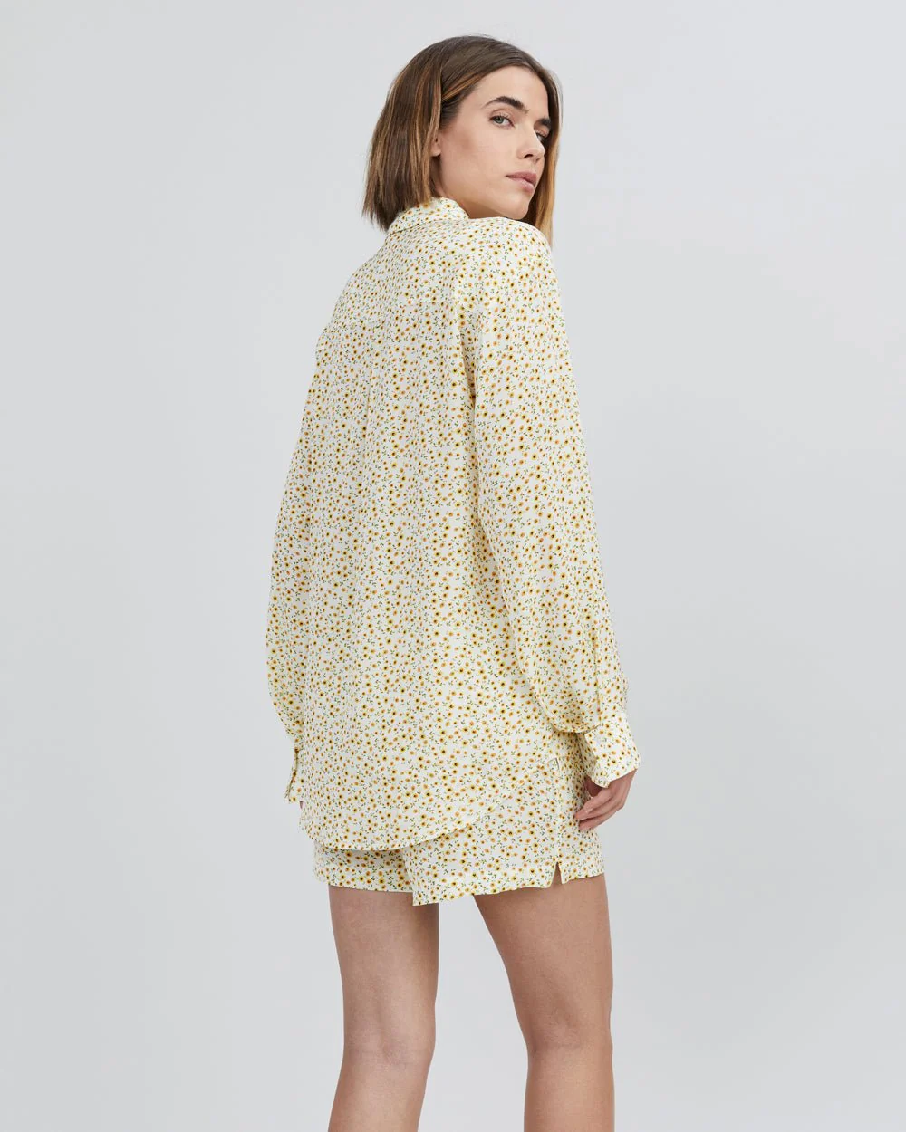 Delmore Button Down Shirt | Sunflower Print - Image 3