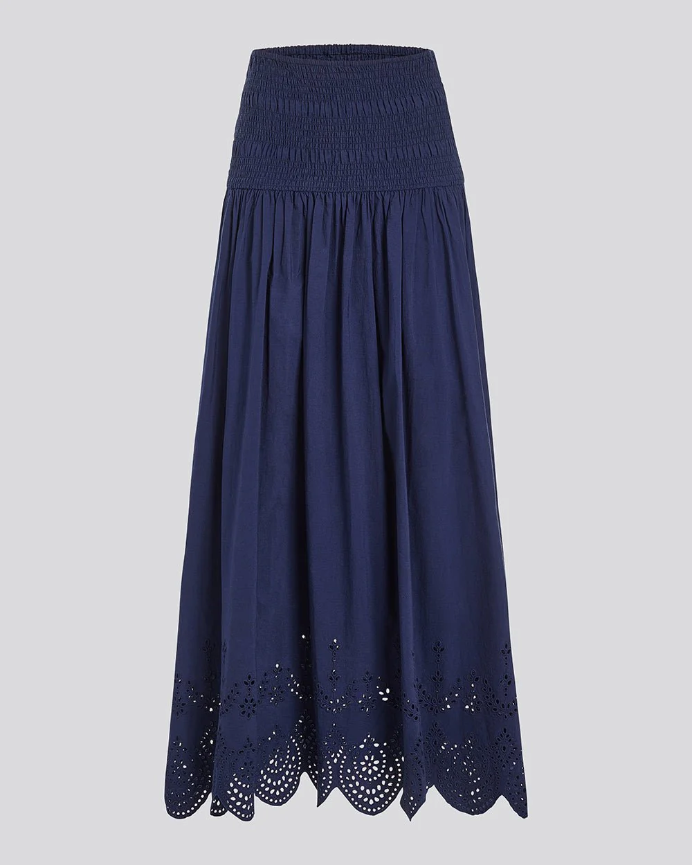 Eyelet Zaria Skirt | French Navy - Image 5