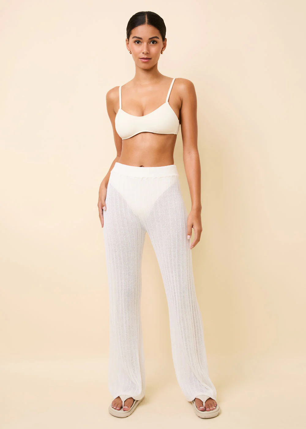 Faye Ribbed Knit Pant | Brule - Image 5