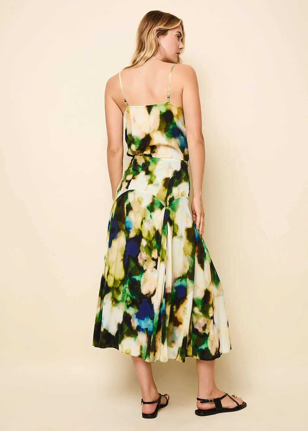 Gray Skirt | Blurred Floral - Image 2