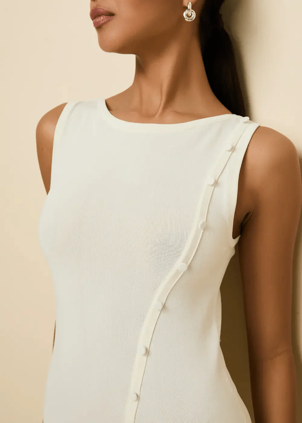 Mila Dress | Ecru - Image 2