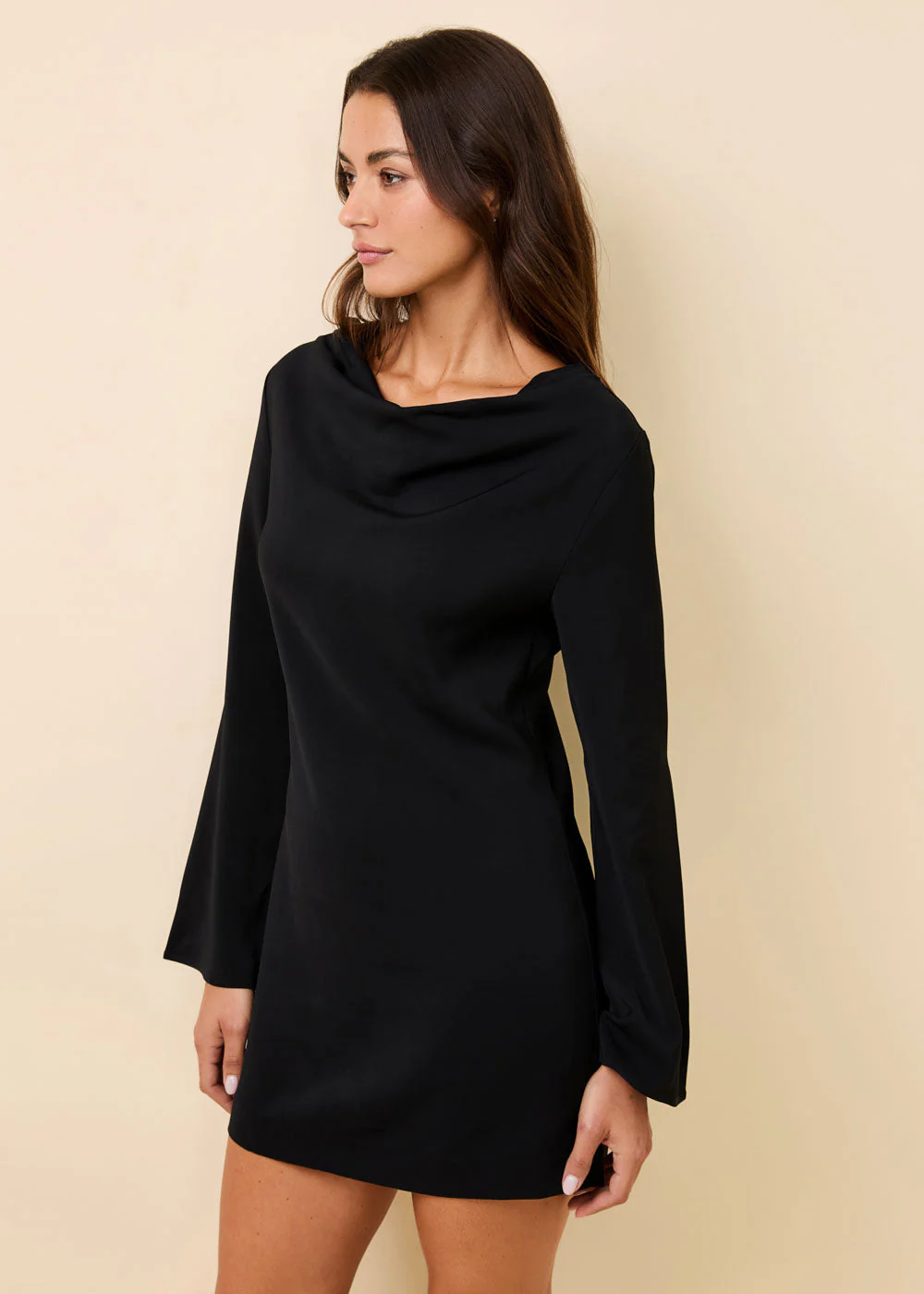 Nili Mini Dress | Noir - Image 2