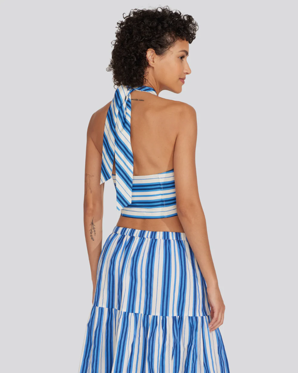 Naomi Top | Marina Blue Stripe - Image 3