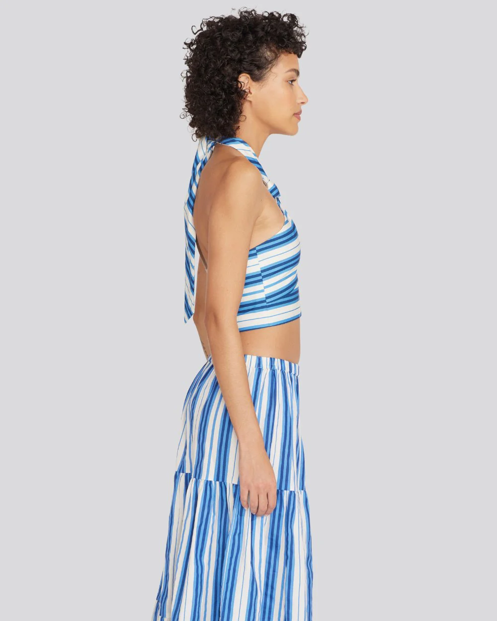 Naomi Top | Marina Blue Stripe - Image 4
