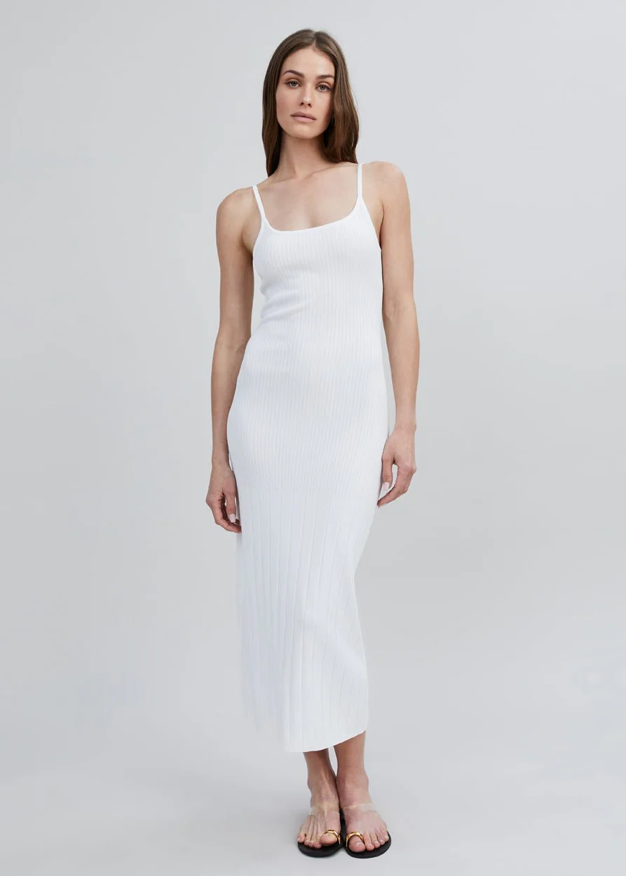 Noel Dress | Optic White