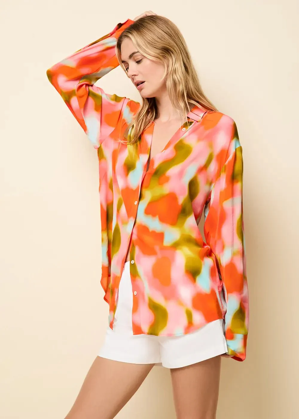 Obert Button Down Shirt | Blur Print - Image 2