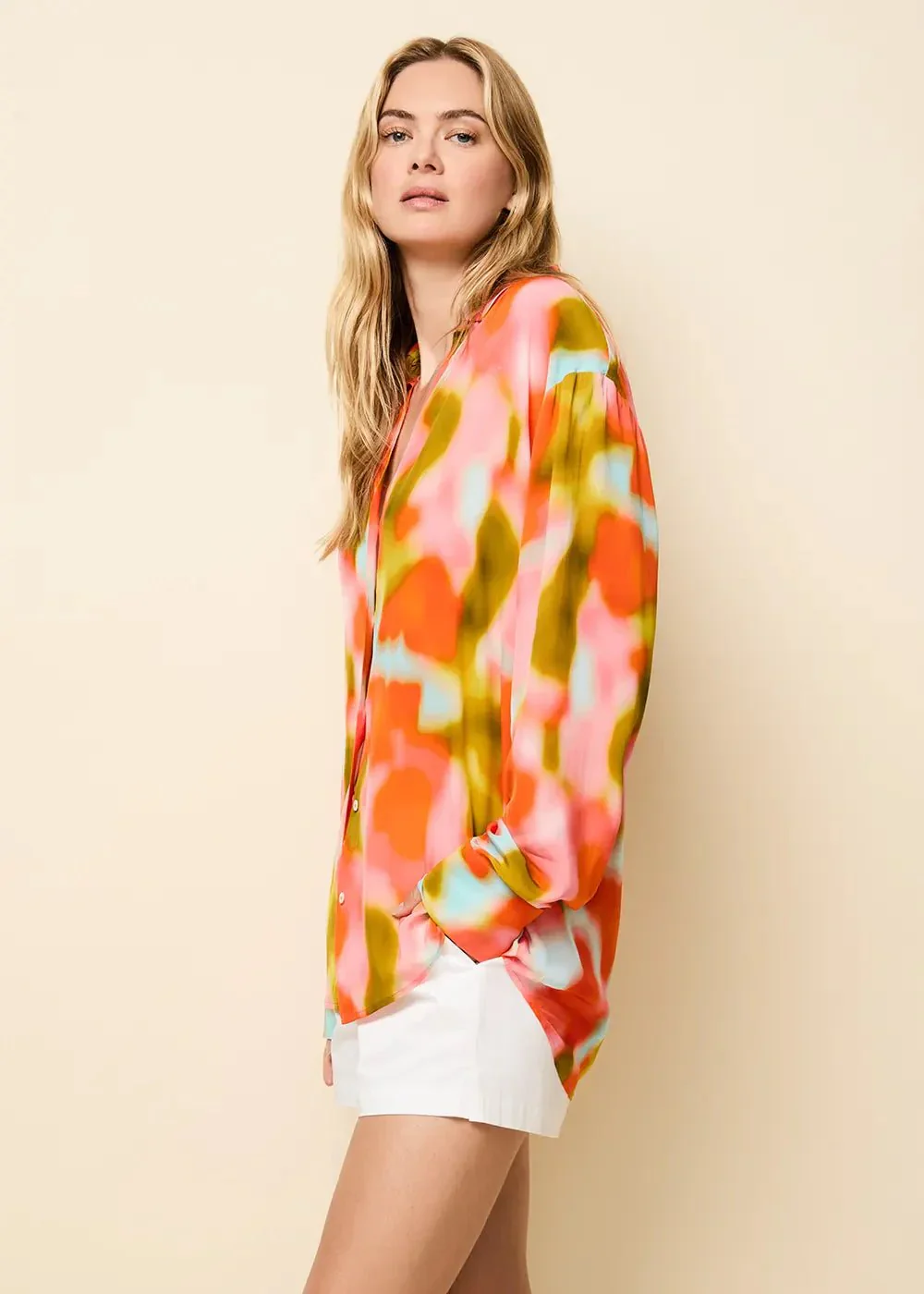 Obert Button Down Shirt | Blur Print - Image 3