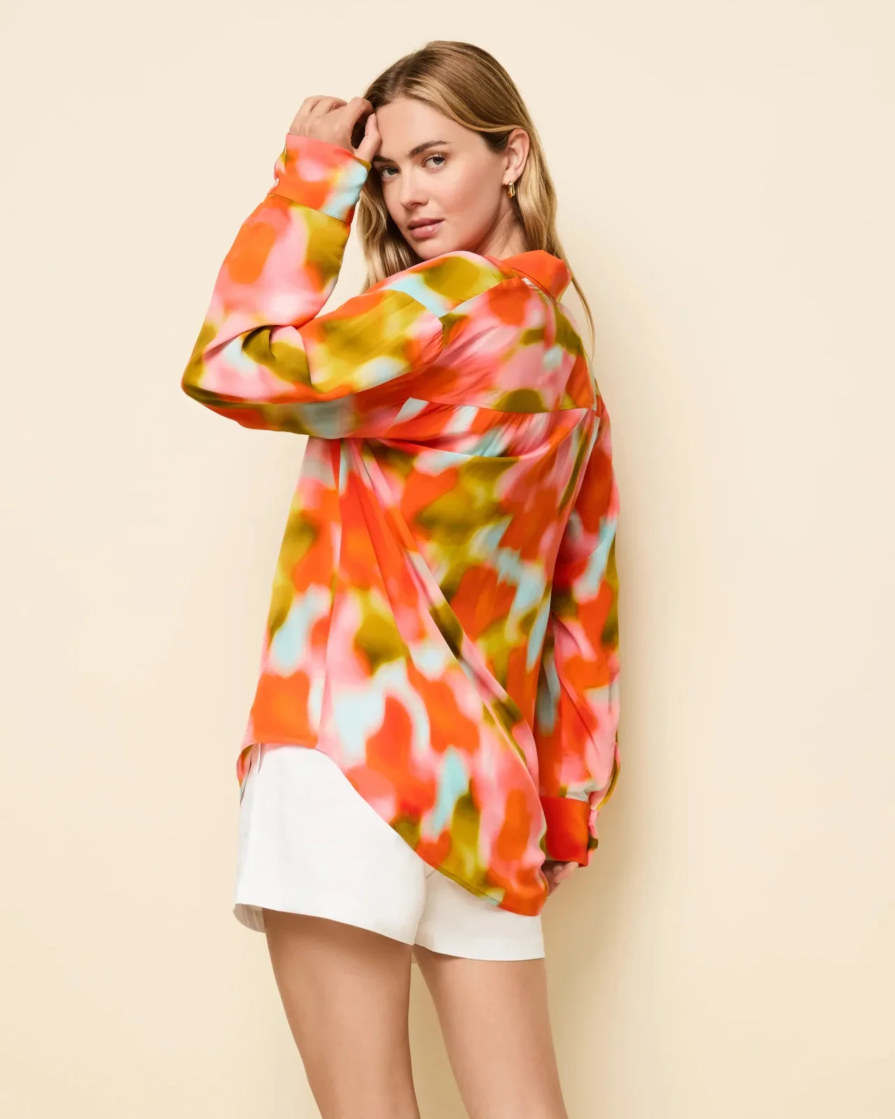 Obert Button Down Shirt | Blur Print - Image 4