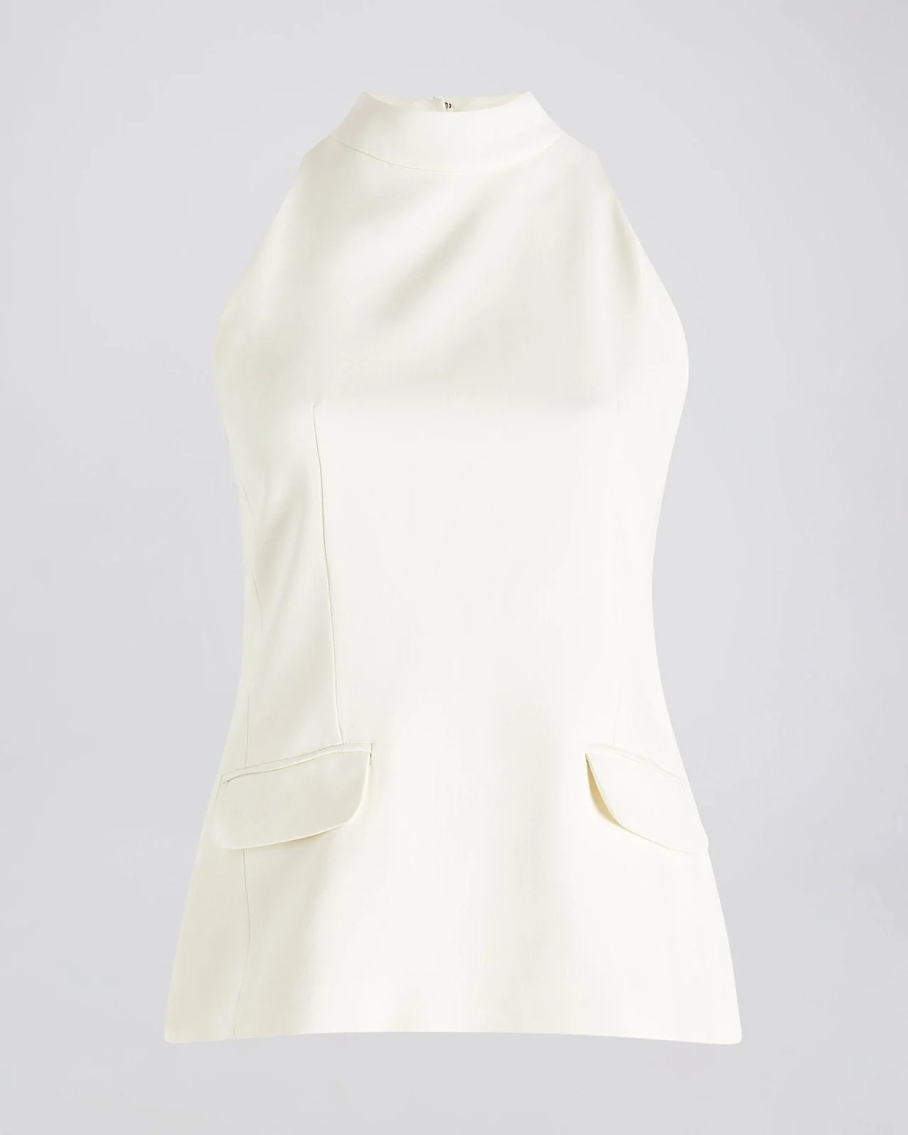 Ronit Sleeveless Top | Ecru - Image 2