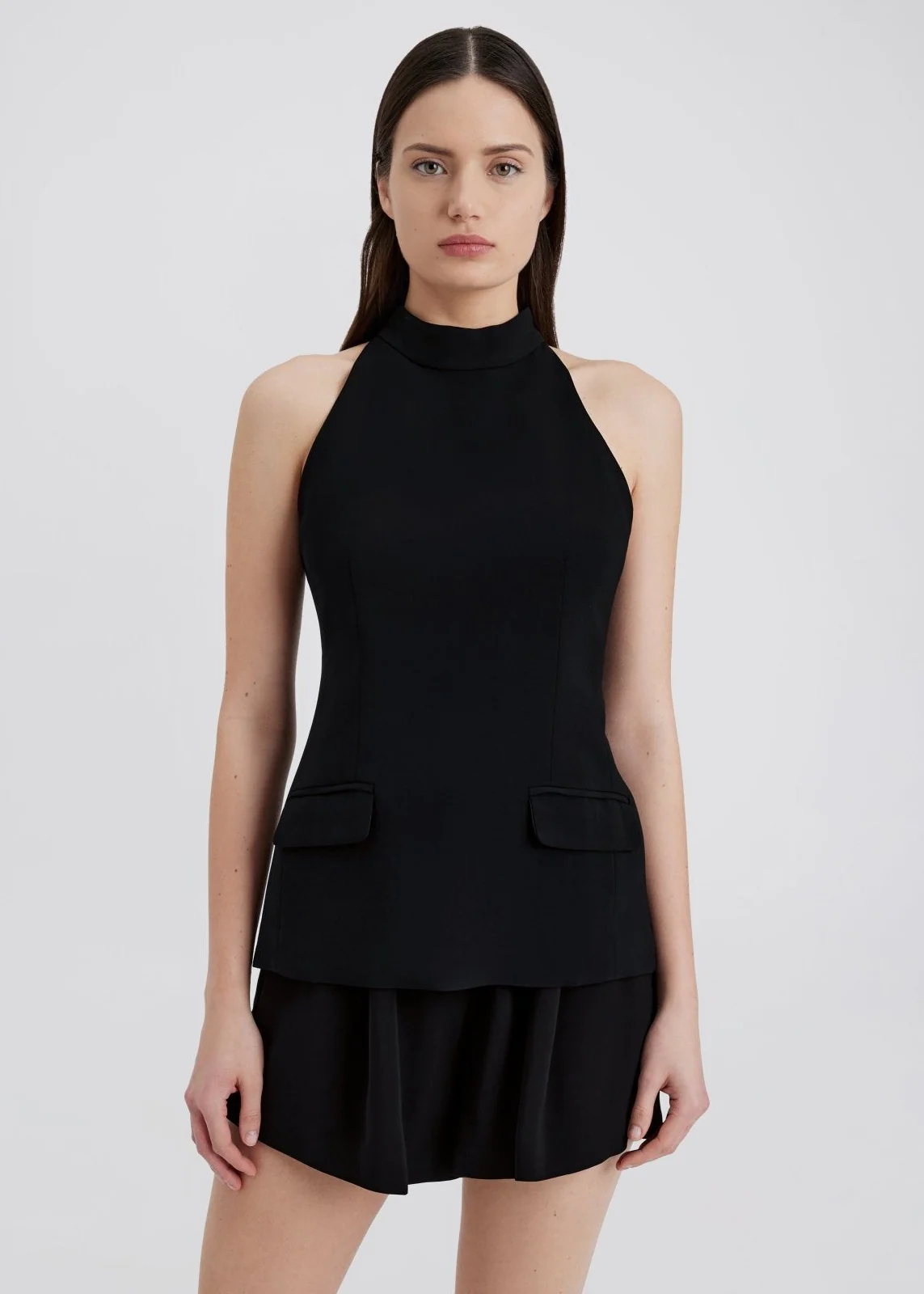 Ronit Sleeveless Top | Noir