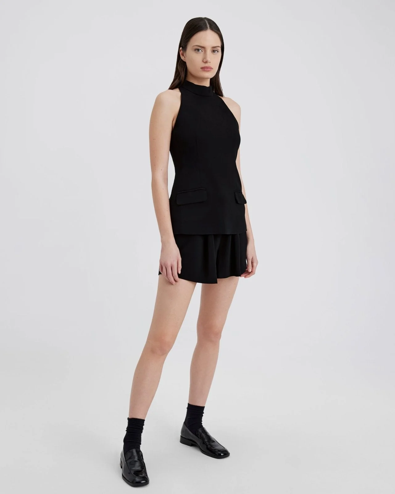 Ronit Sleeveless Top | Noir - Image 5