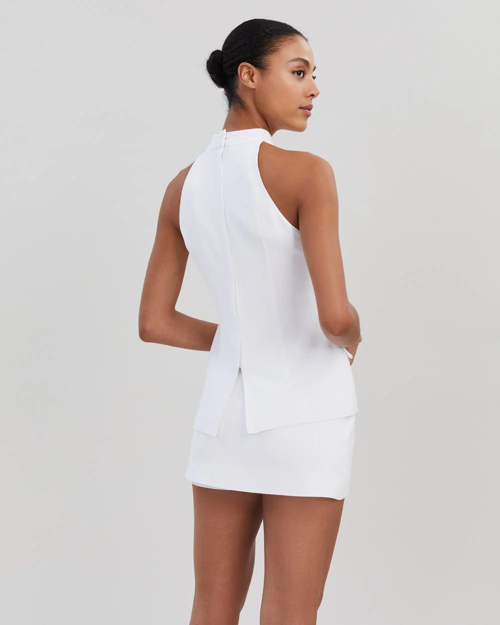 Ronit Sleeveless Top | Optic White - Image 4
