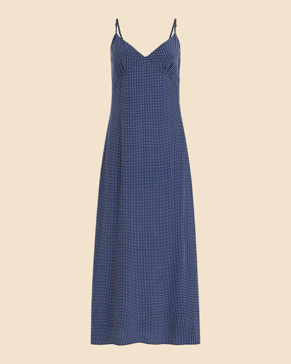 Rosetta Dress | Midnight Blue Polka Dot - Image 4