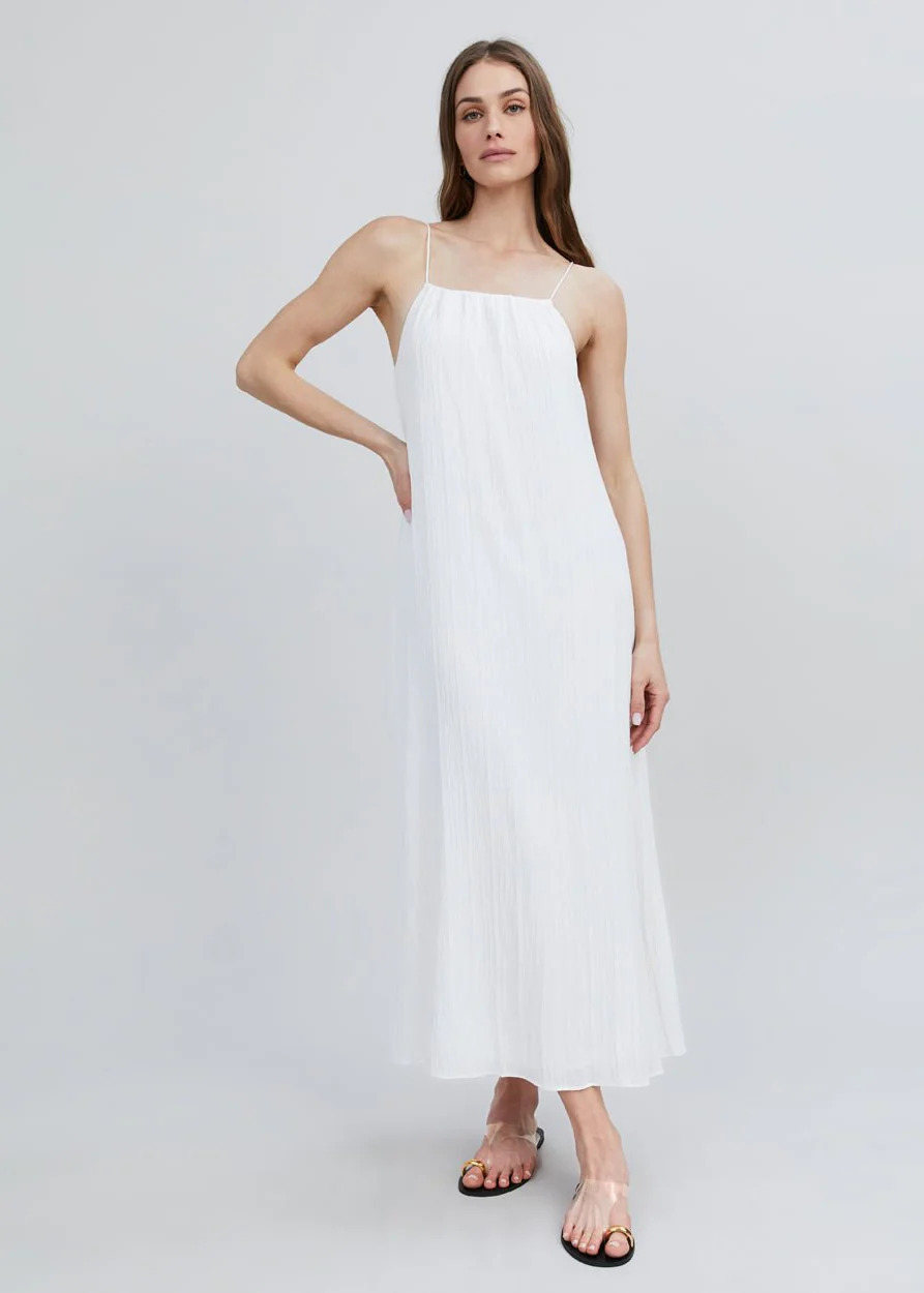 Sarai Dress | Optic White