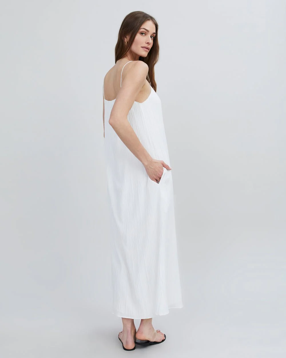 Sarai Dress | Optic White - Image 4