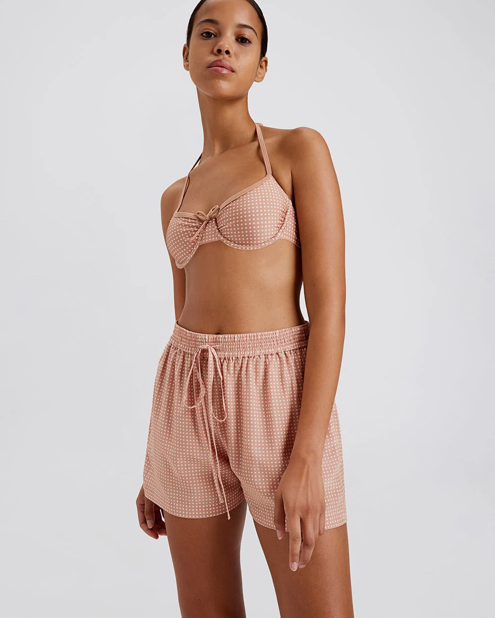 Sydney Bikini Top | Baby Polkadot Taupe - Image 4