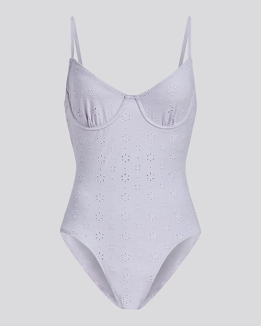 Taylor Eyelet One Piece | Lilac Pastel - Image 2