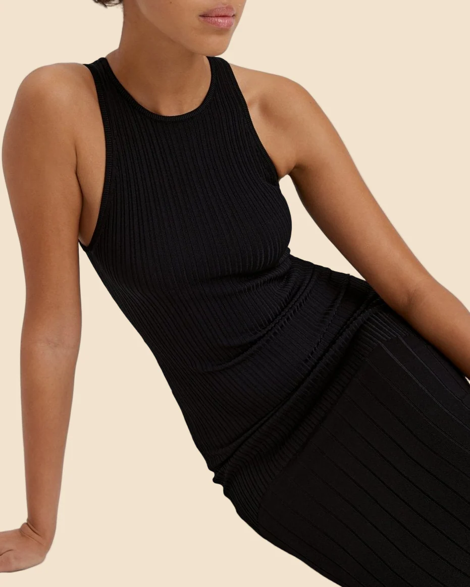 Varena Dress | Noir - Image 3