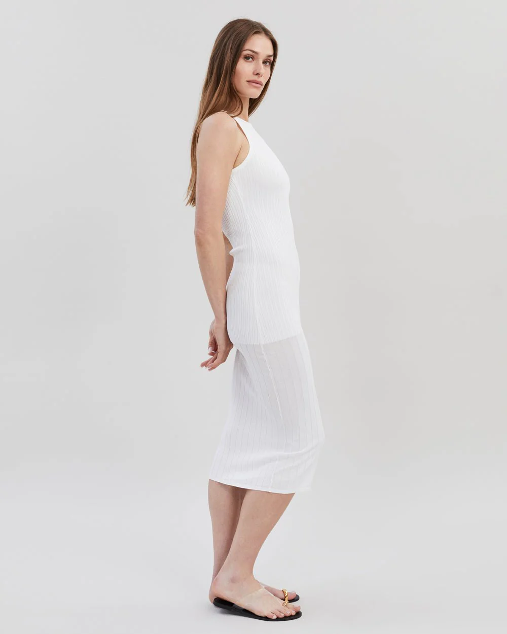 Varena Dress | Optic White - Image 5
