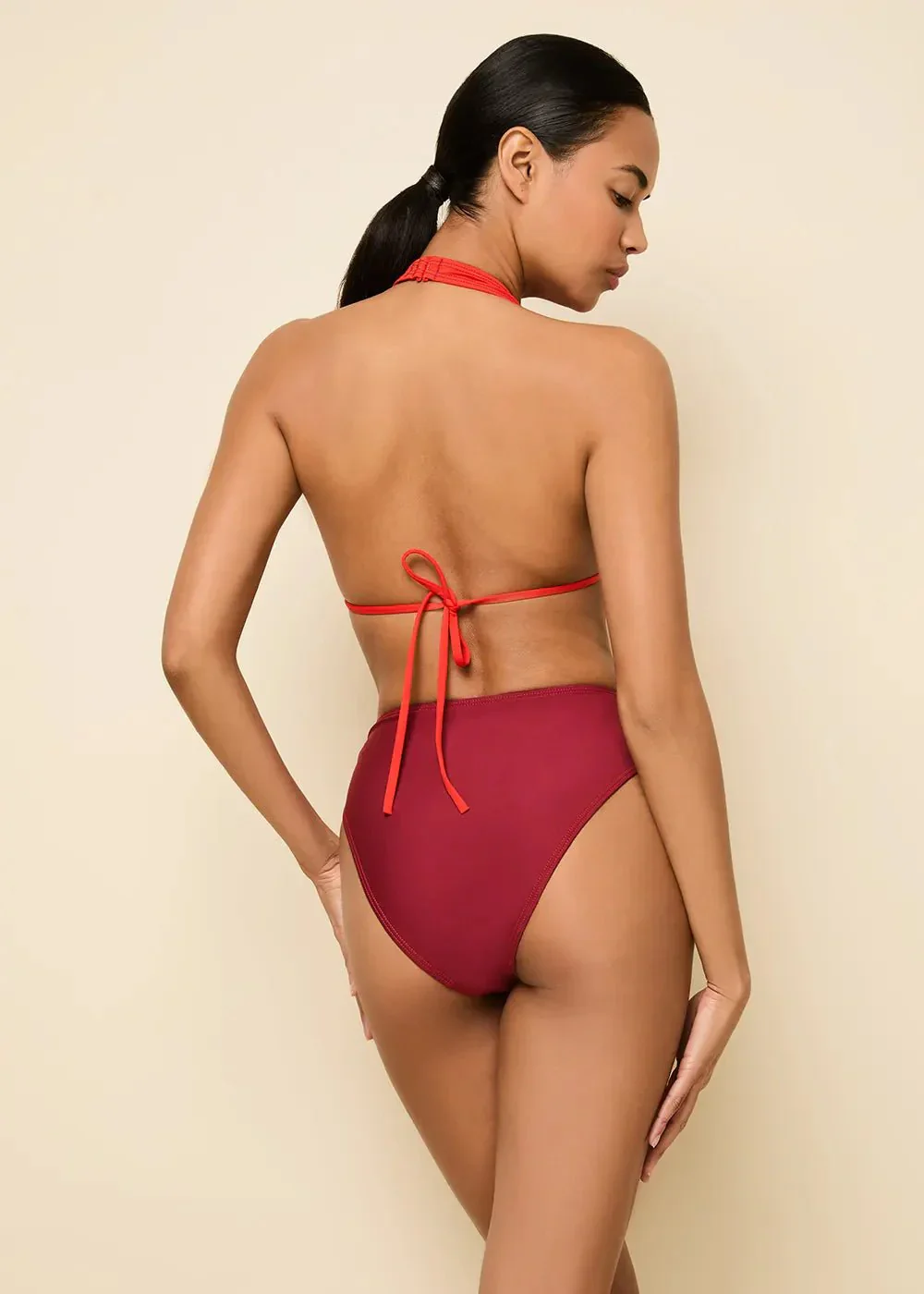 Yasmeen Bikini Top | Apple Red - Image 3