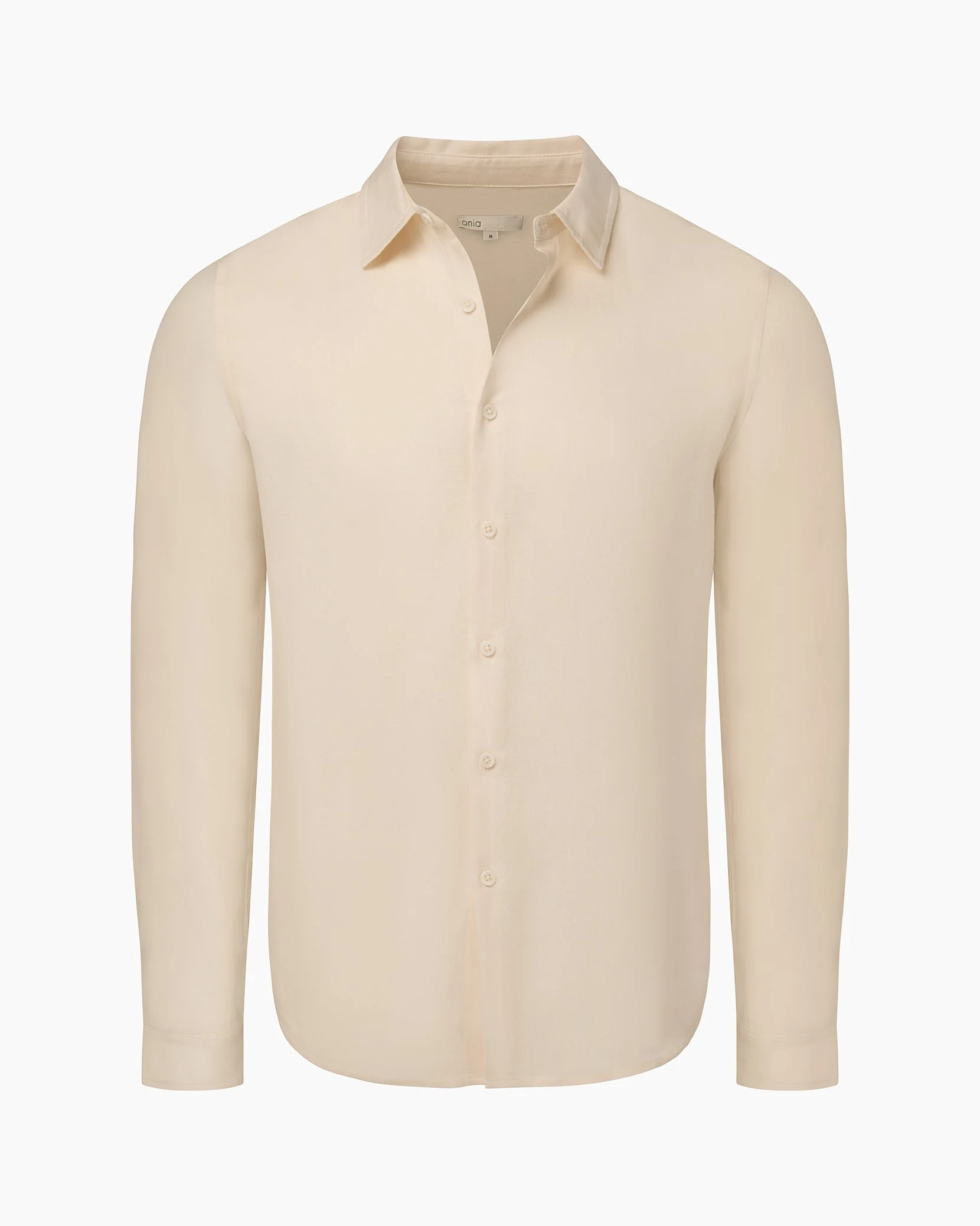 Mens | Standard Long Sleeve Linen Shirt | Pale Lilac
