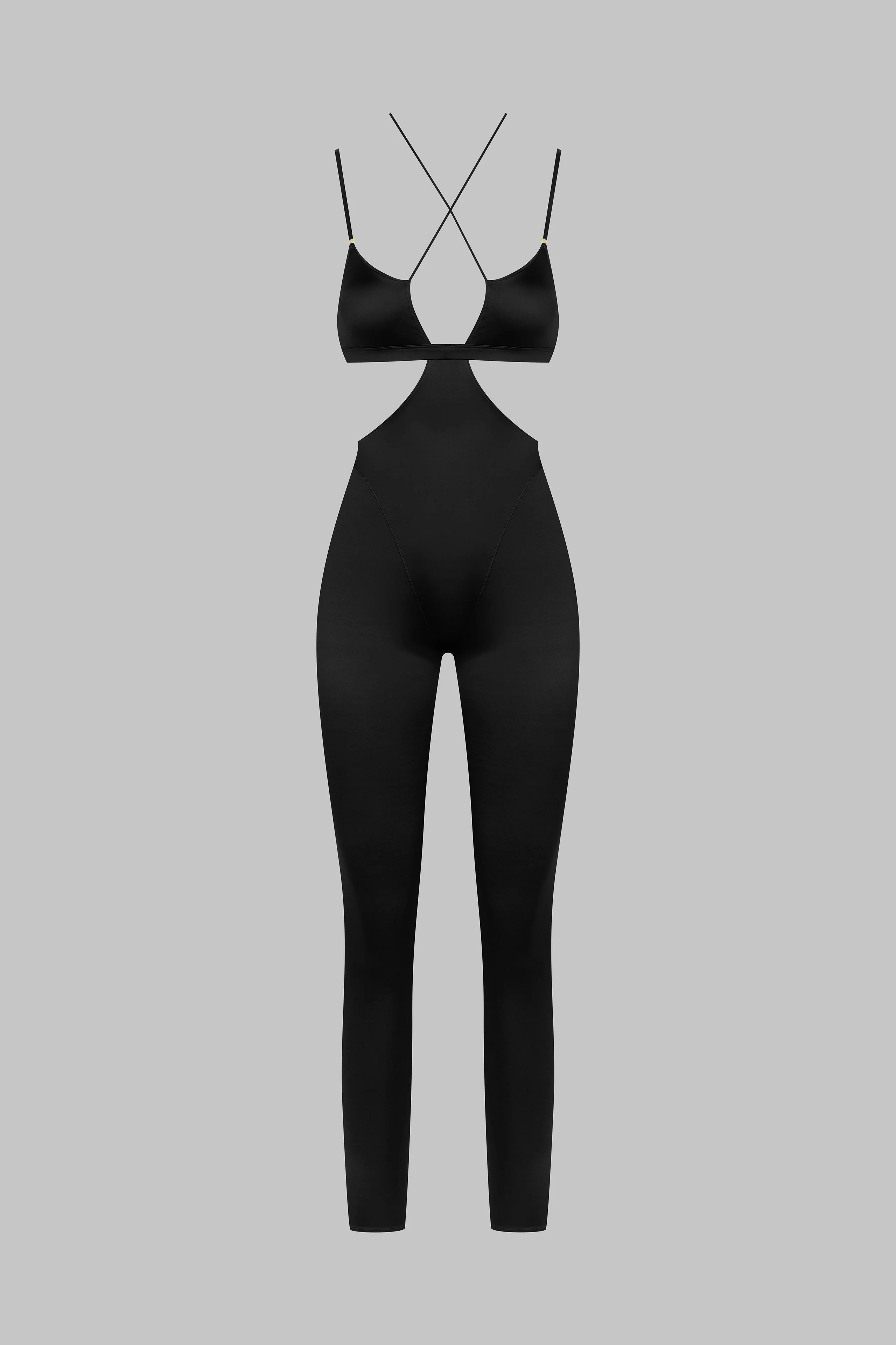 Strappy Jumpsuit - French Kiss | Black - Image 4