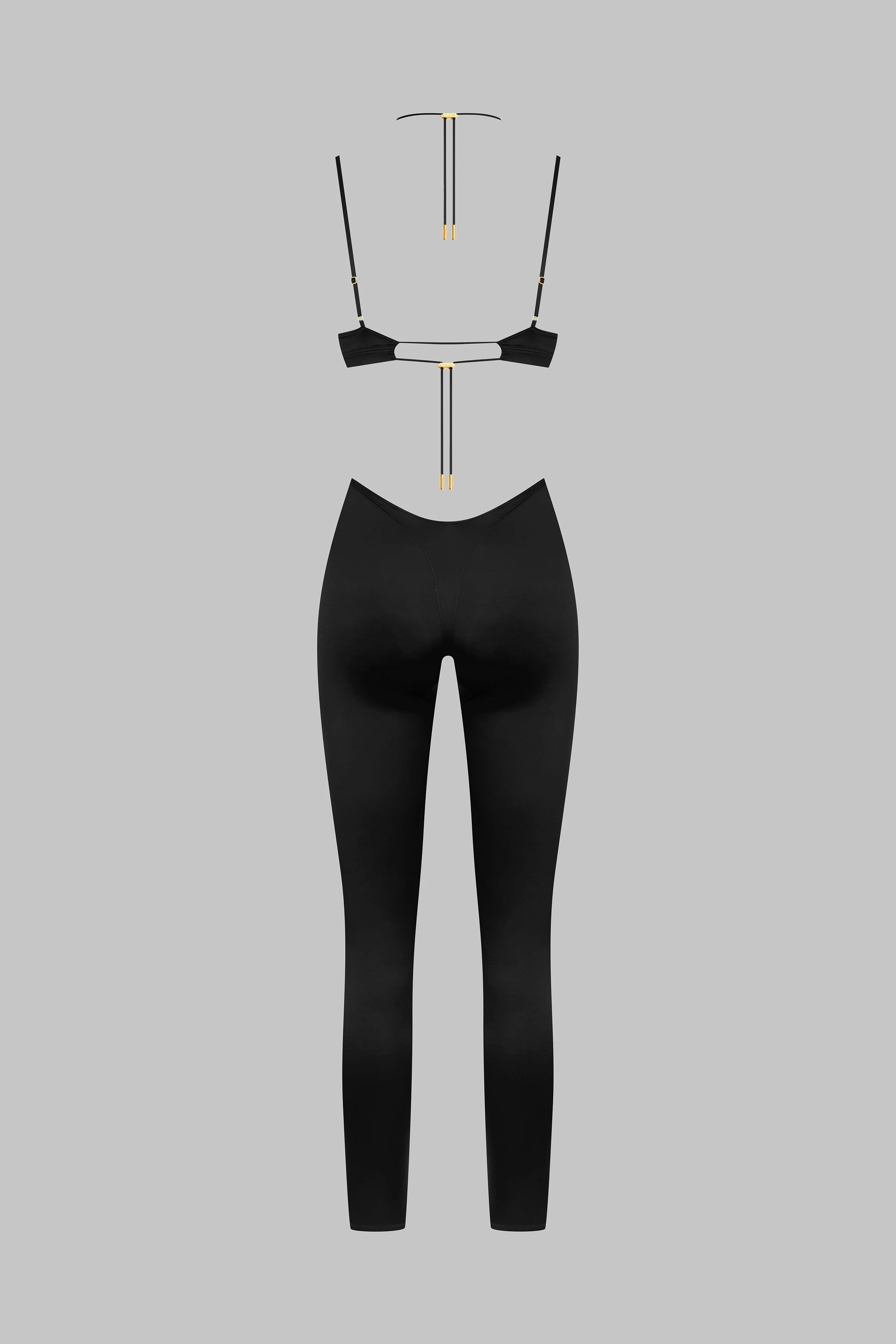 Strappy Jumpsuit - French Kiss | Black - Image 5