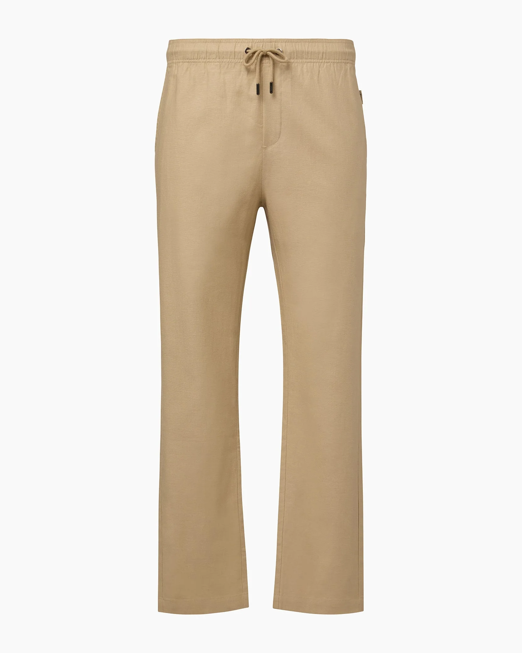 Mens | Stretch Linen Pull-on Pant | Sand