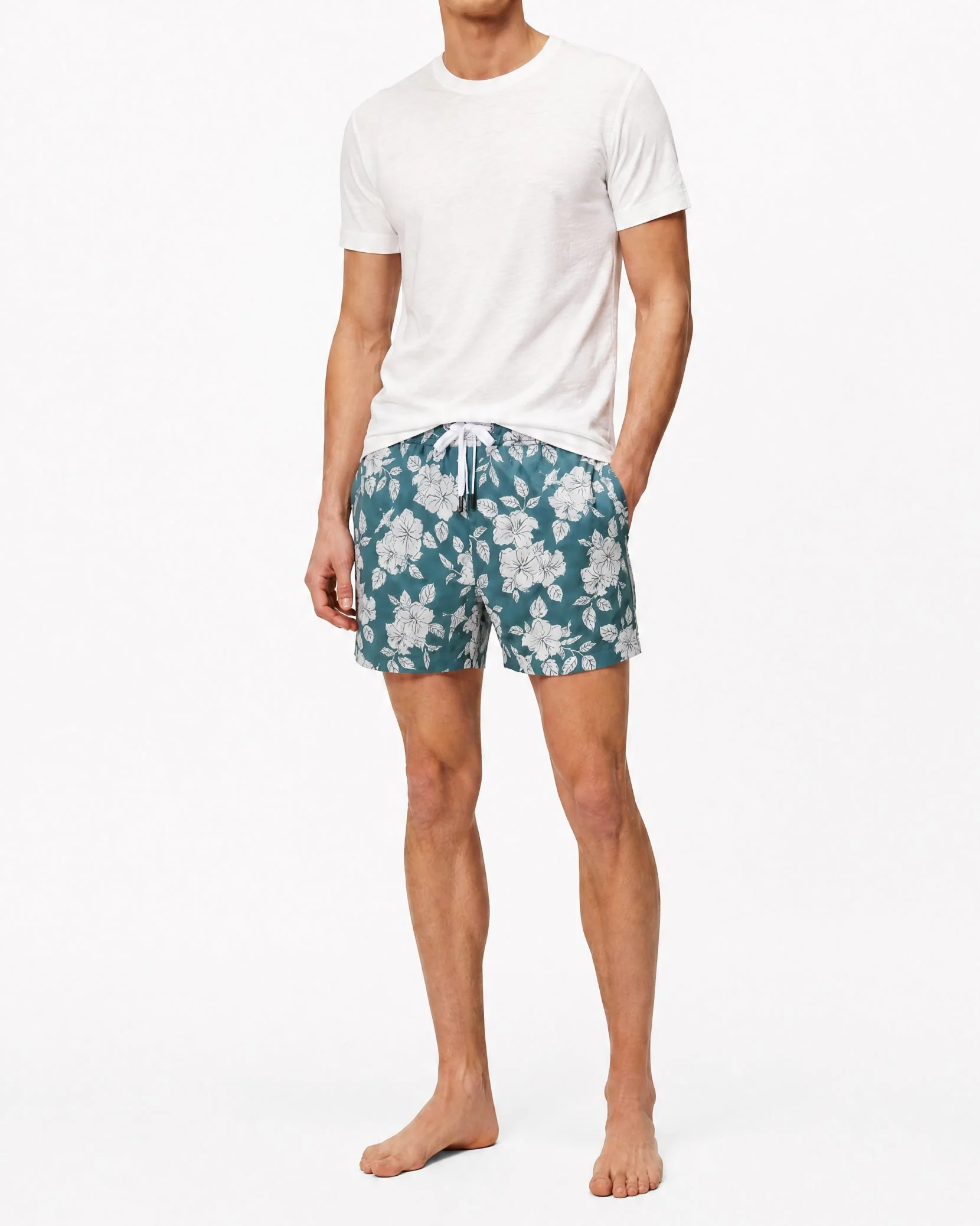 Mens | Stretch Volley 5" Swim Short | Ivy - Image 3