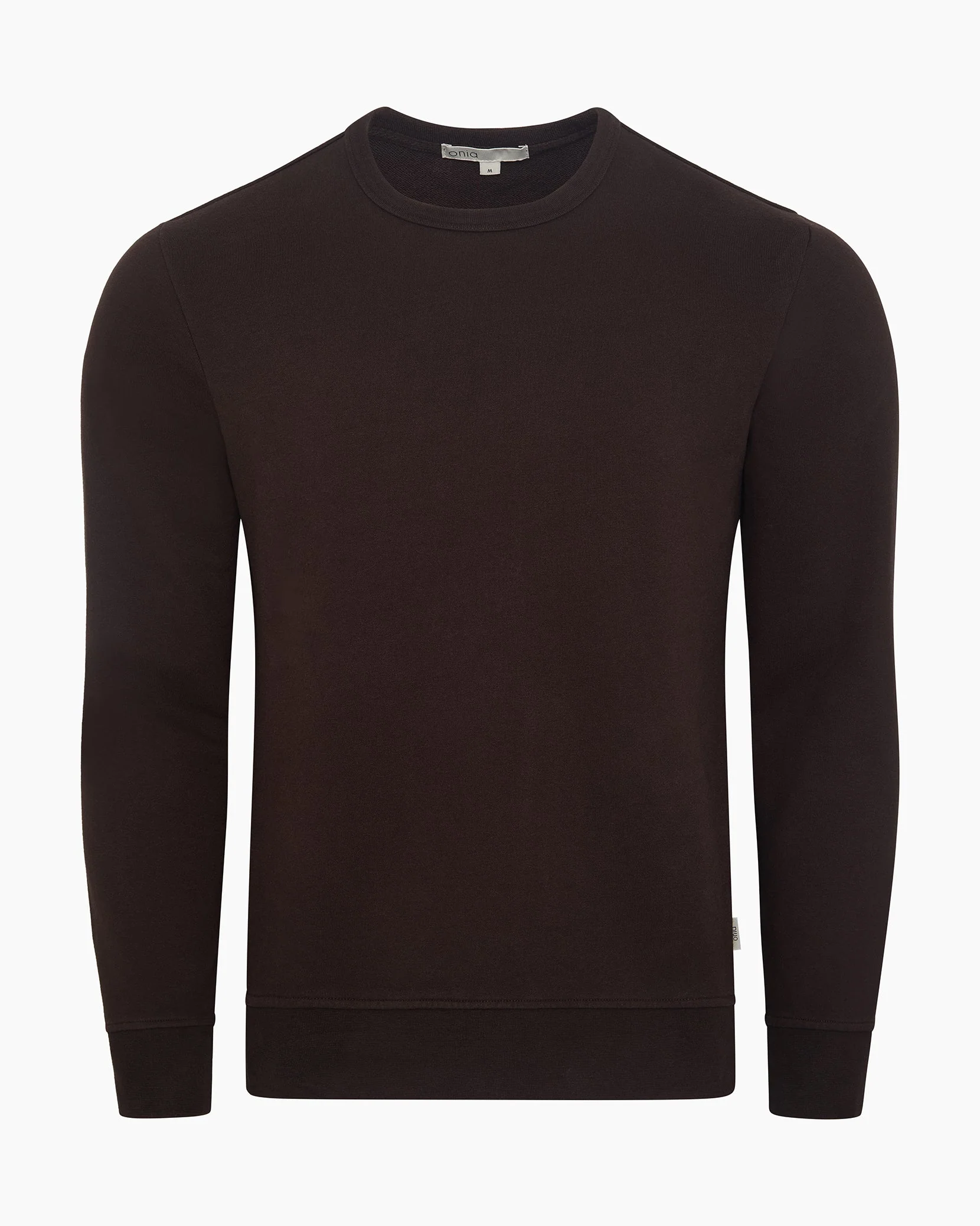 Mens | Terry Crewneck Sweater | Dark Java