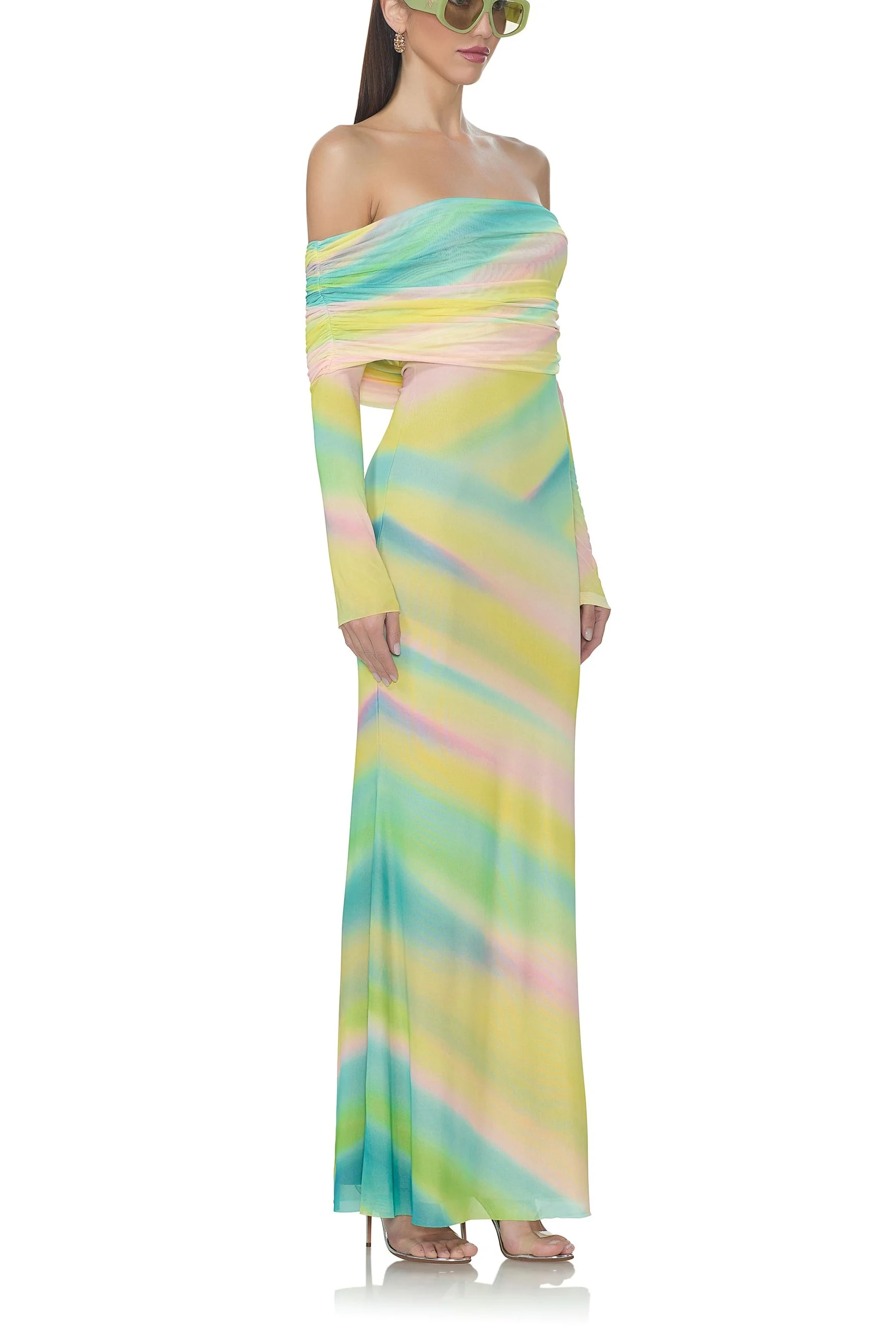Thelma Dress | Rainbow Stripe - Image 3