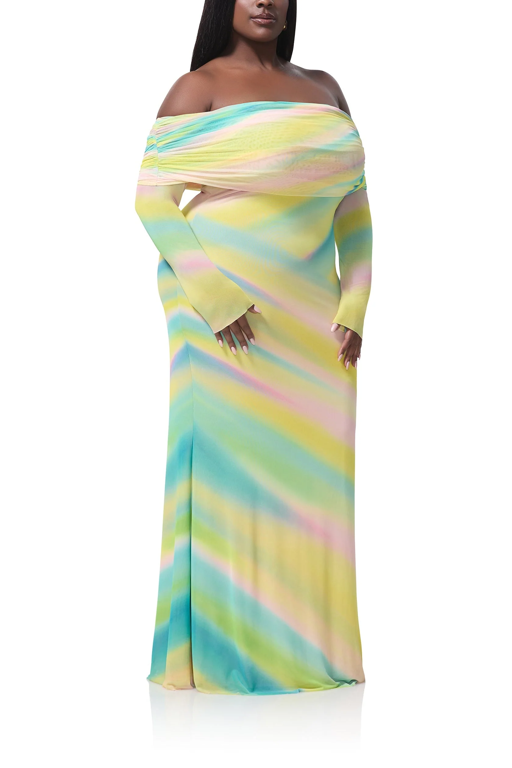 Thelma Dress | Rainbow Stripe - Image 4