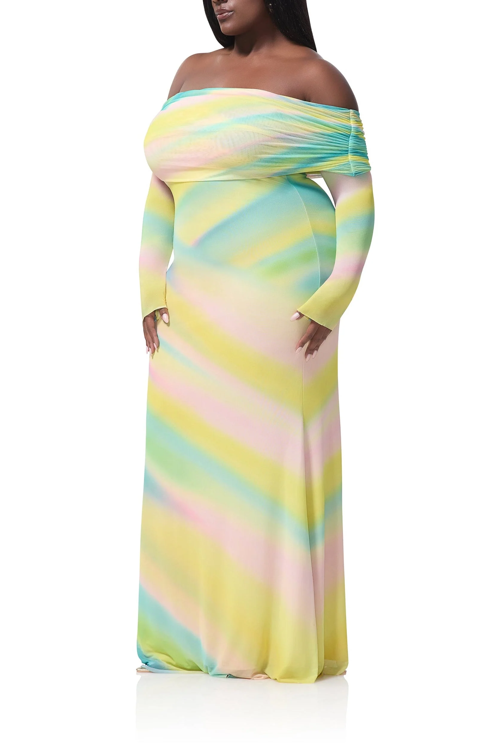 Thelma Dress | Rainbow Stripe - Image 6