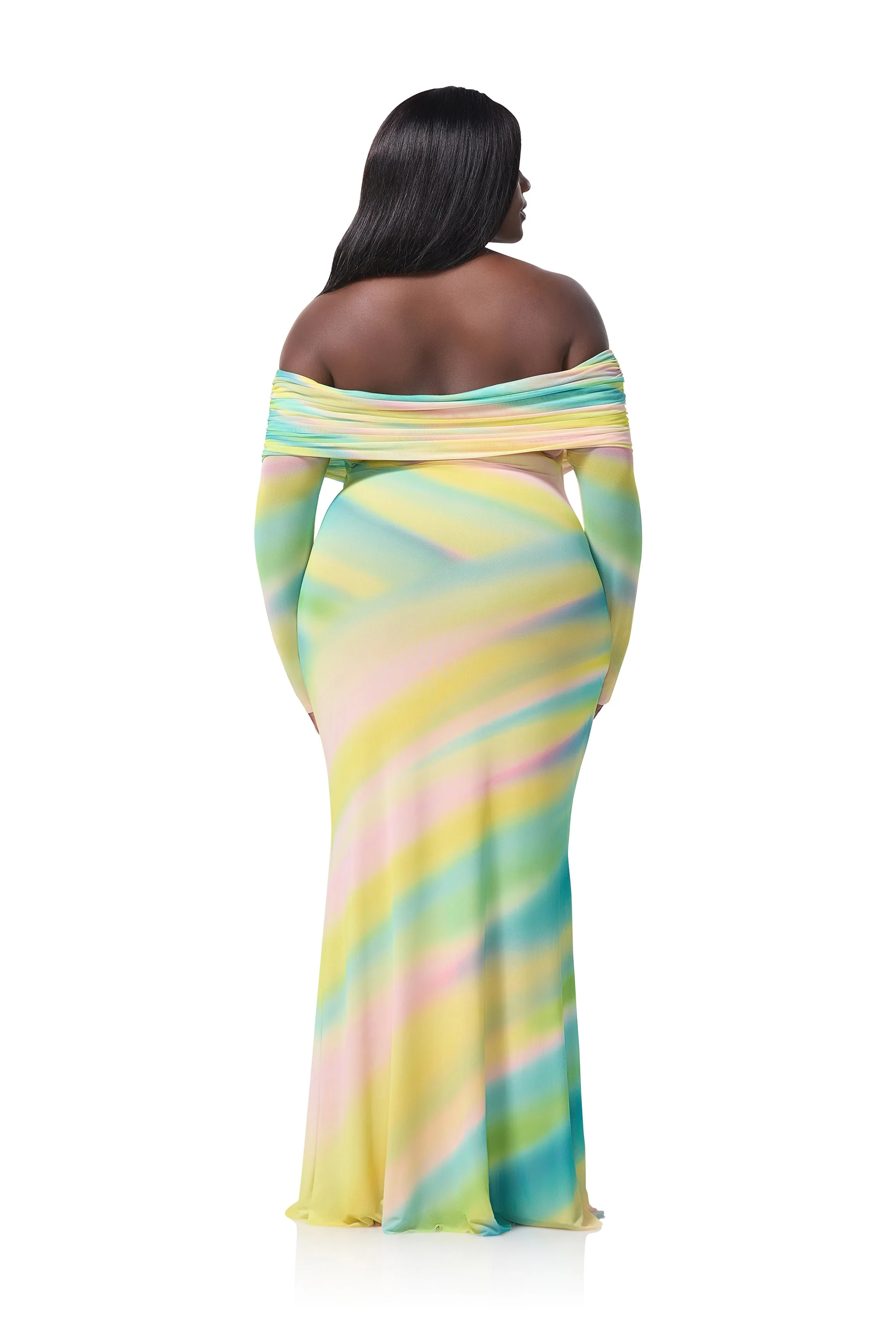 Thelma Dress | Rainbow Stripe - Image 8