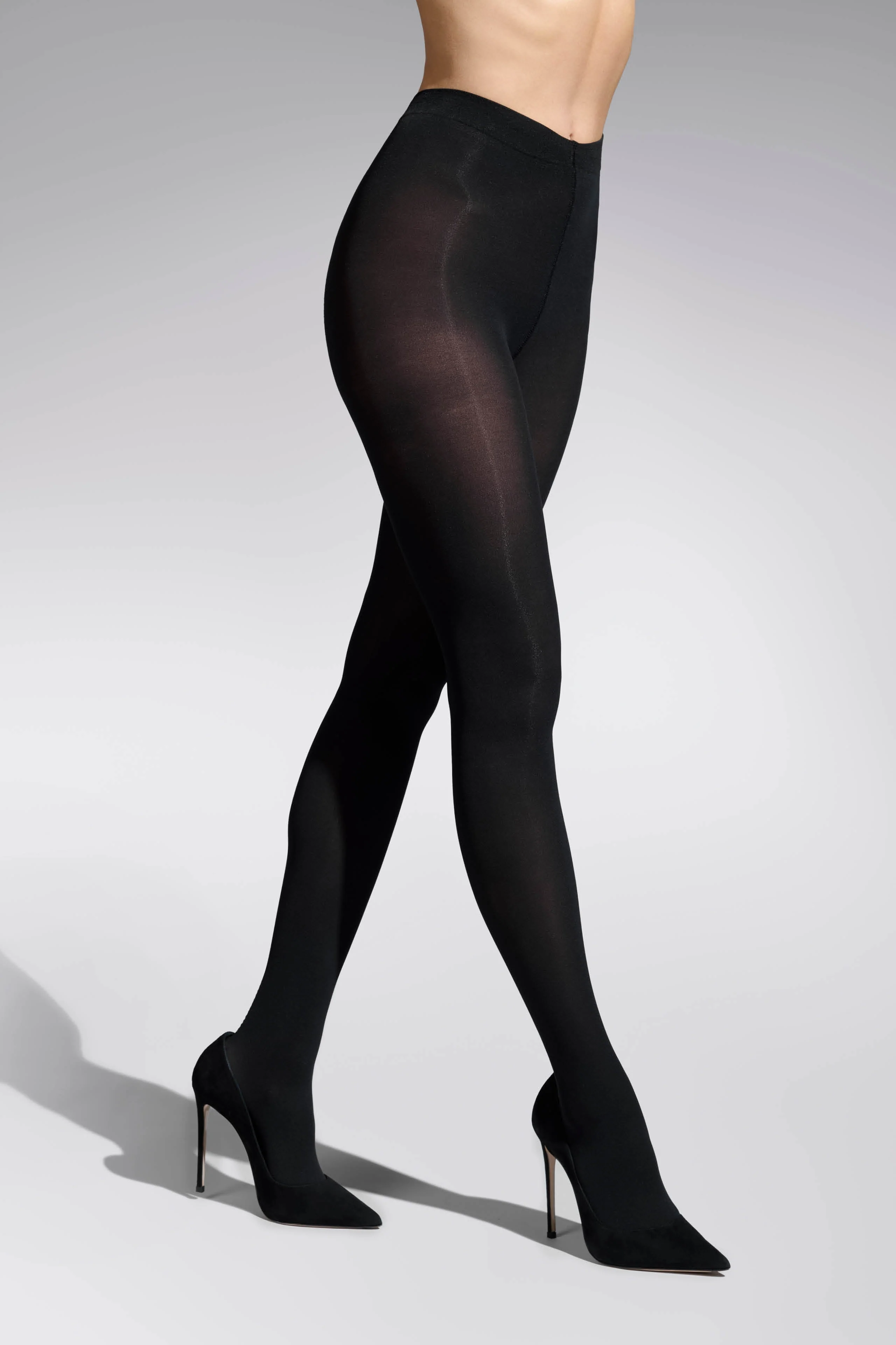 Tights infinite line 60D | Black - Image 2