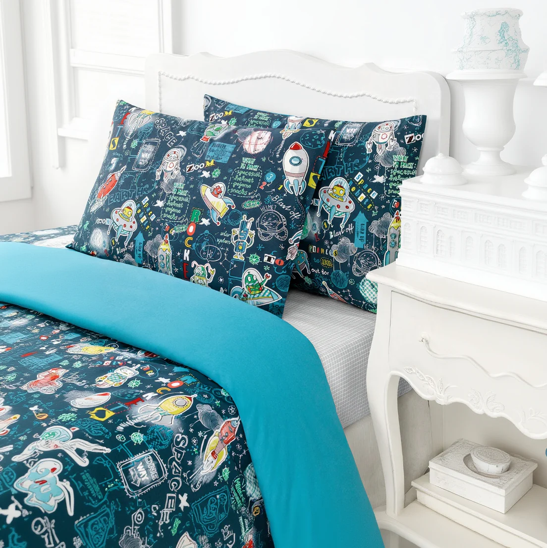 Baby | Flat Sheet - Cosmic | Blue