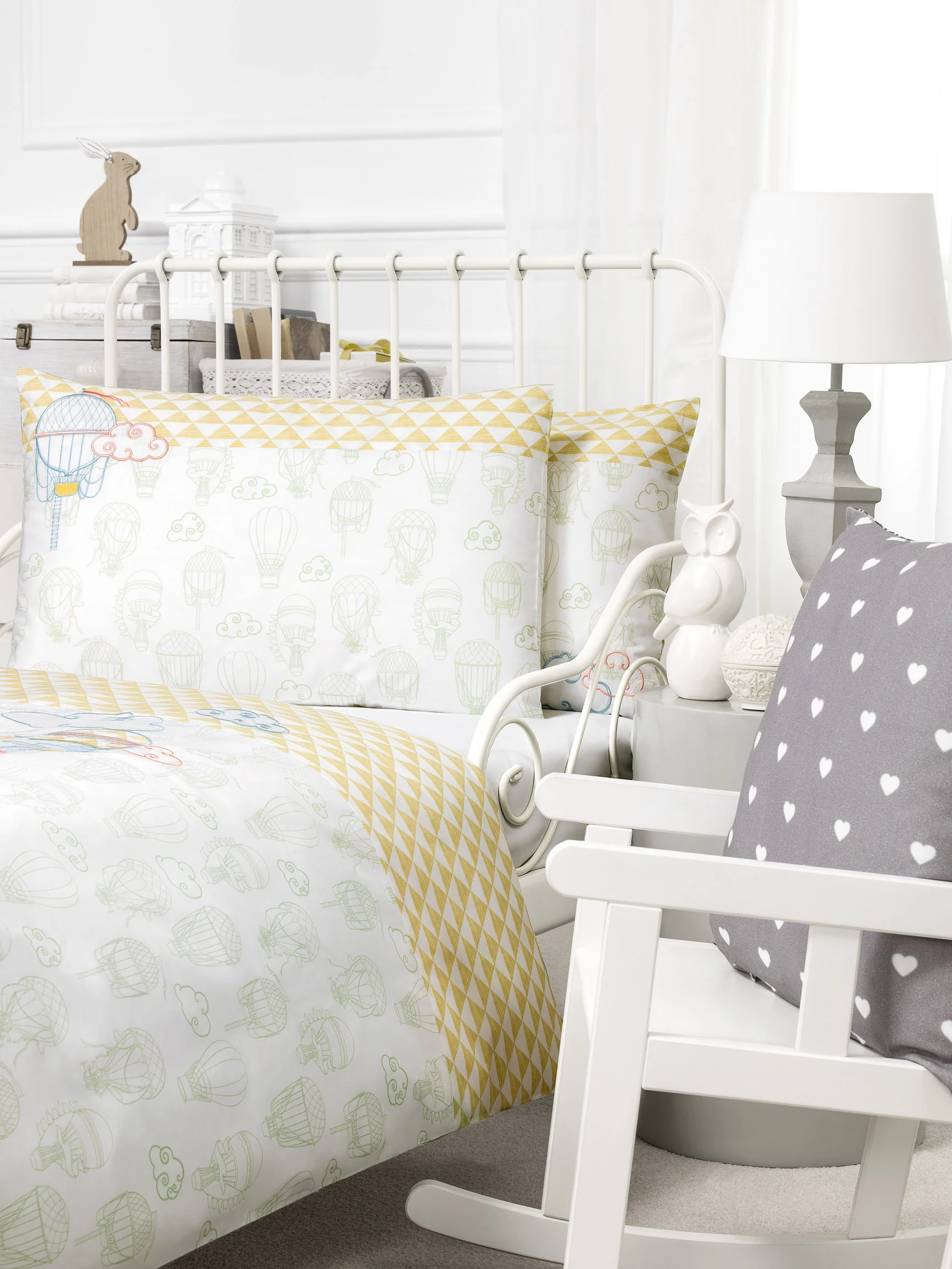 Baby | Pillowcase - Air Baloon Dreams | White - Image 3