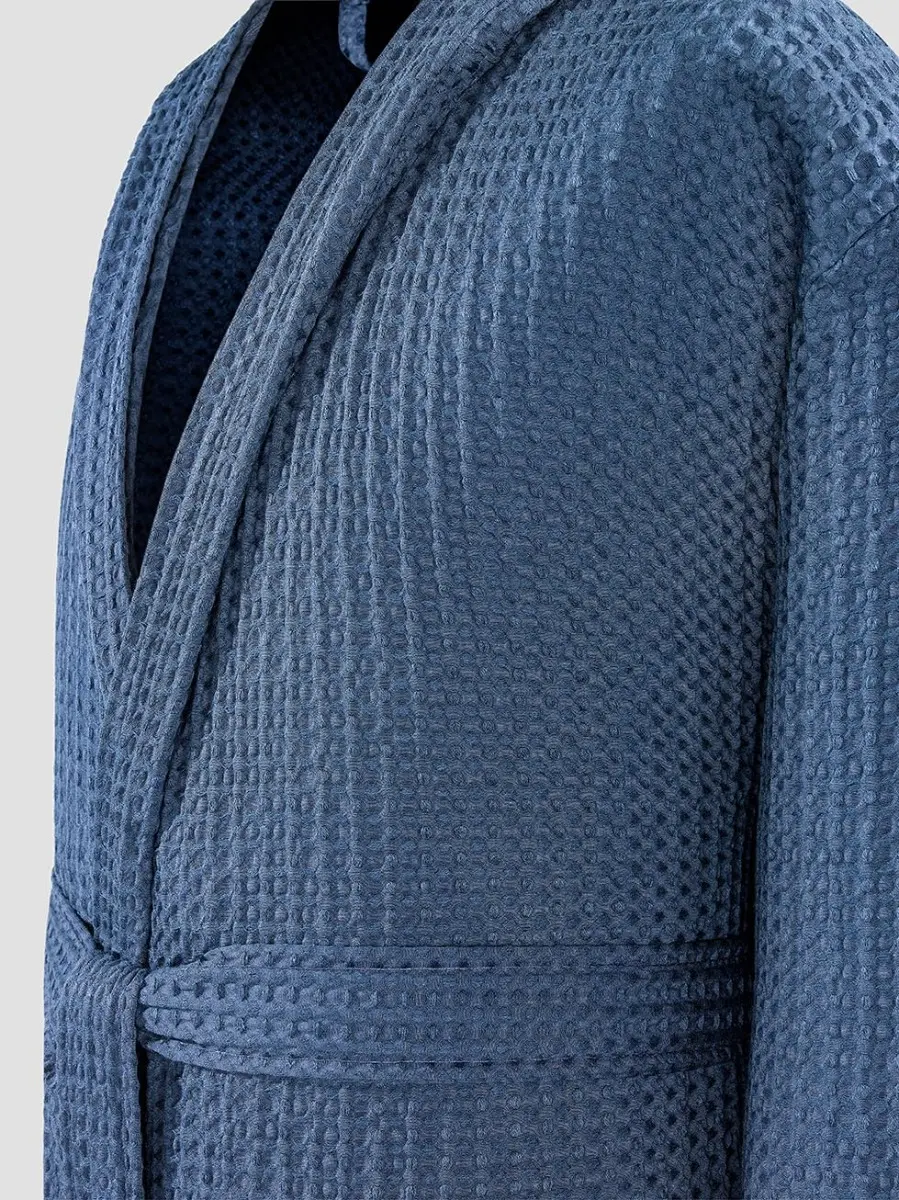 Bathrobe - Emborio | Blue - Image 4