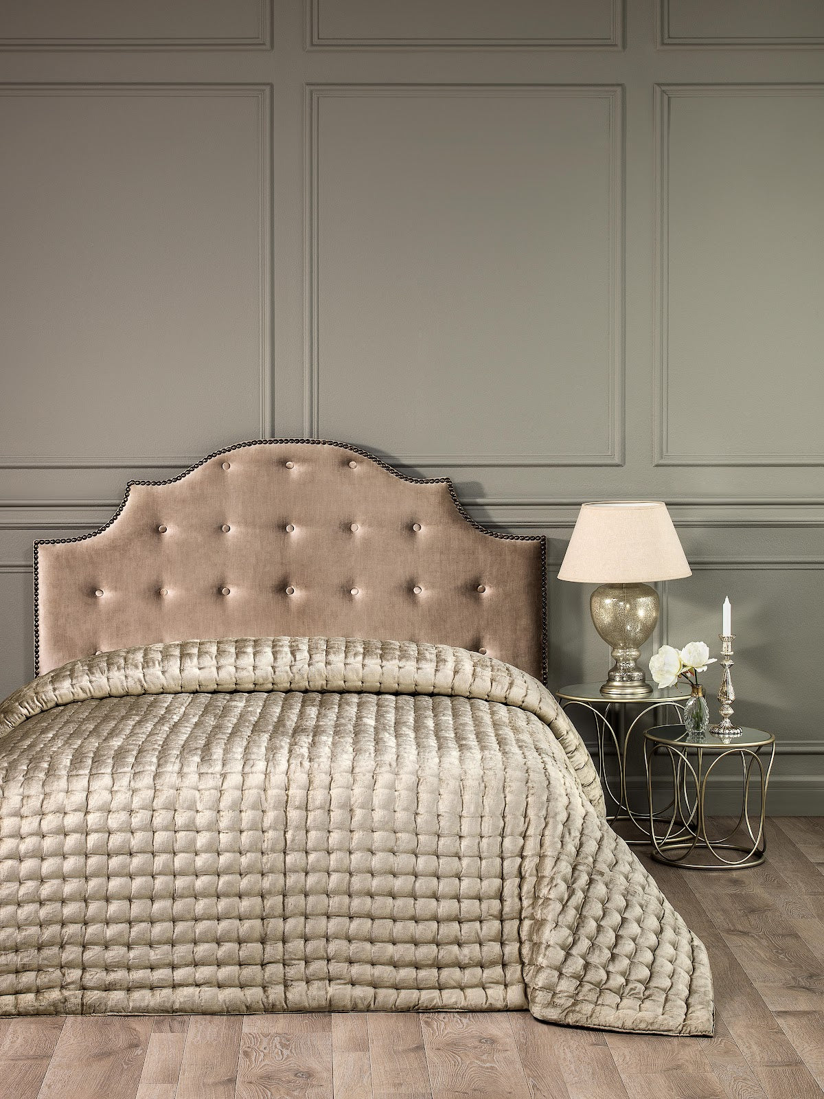 Bedspread - Henry | Grey | 95" x 102" - Image 4