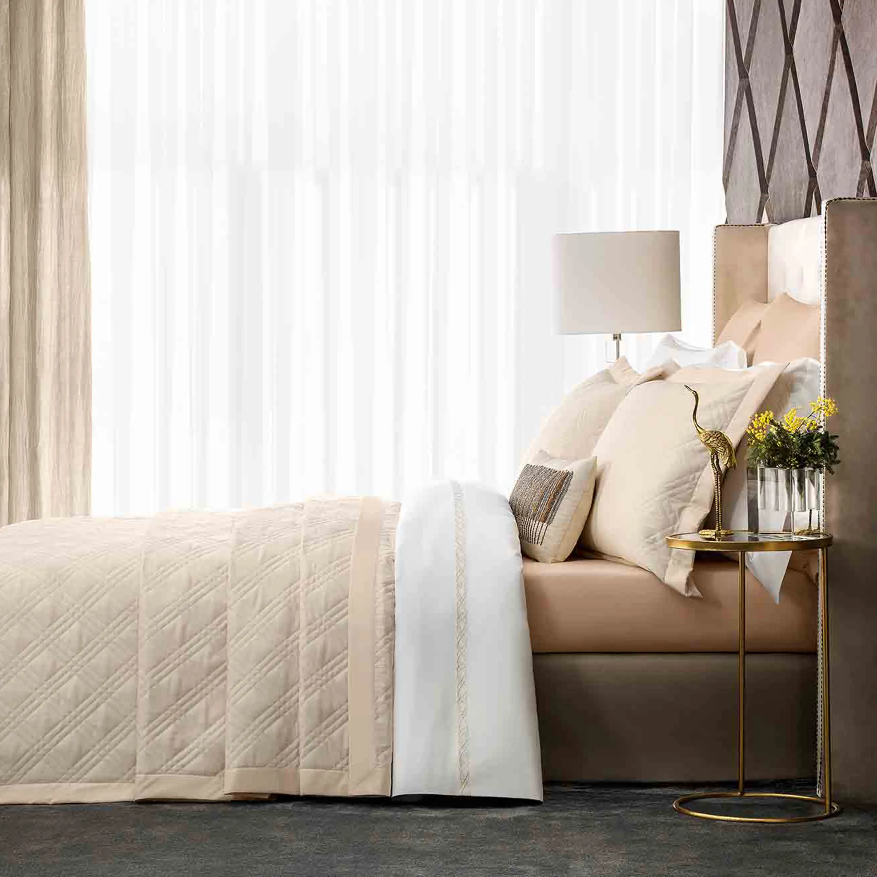 Bedspread - Orlean | Ecru | 102" x 102" - Image 5