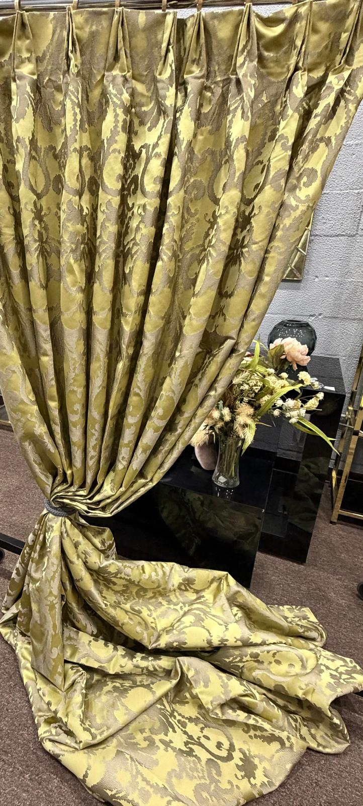 Curtain - Oriental Olive | Olive Green | 45" x 108"