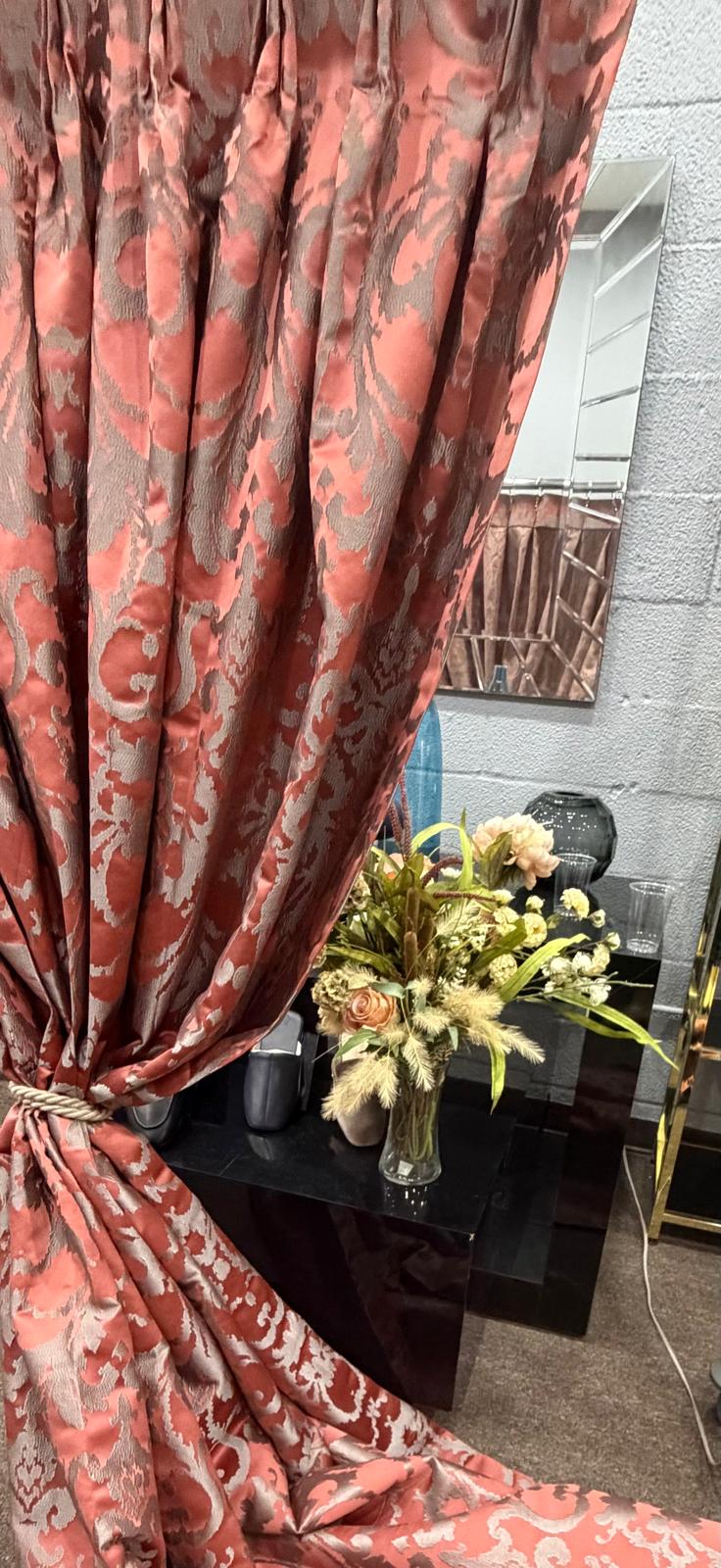 Curtain - Oriental | Red | 45" x 108"