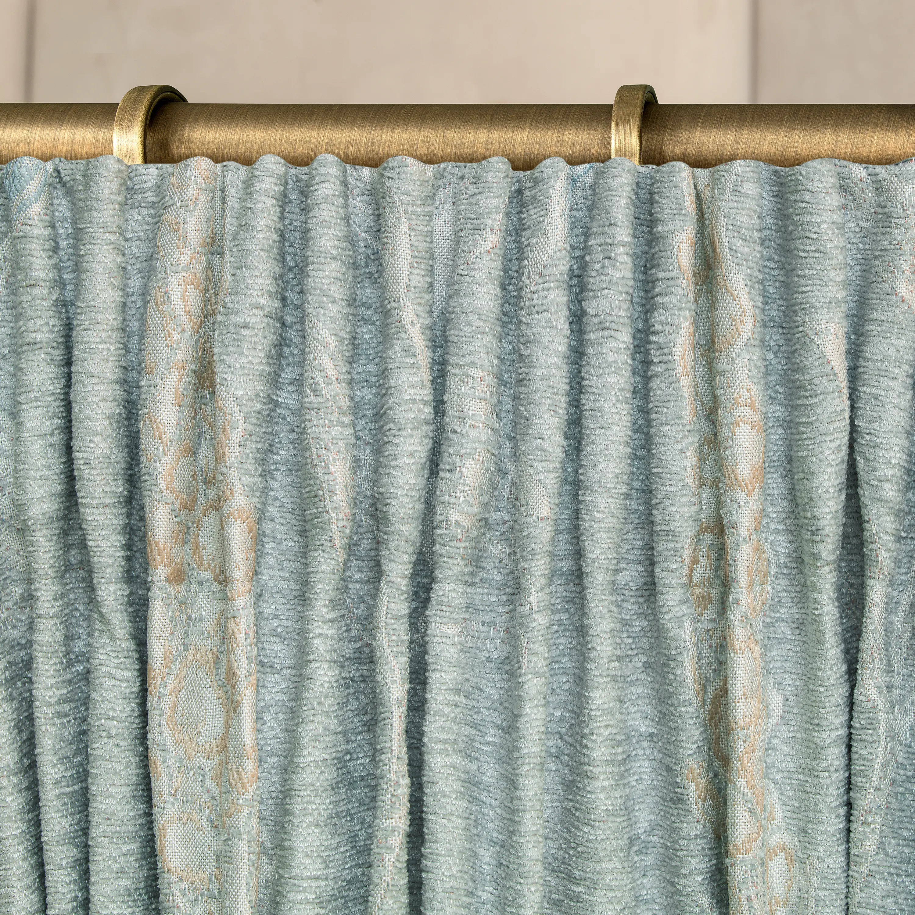 Curtains - Arce | Light Blue | 102" x 108"-2 - Image 2