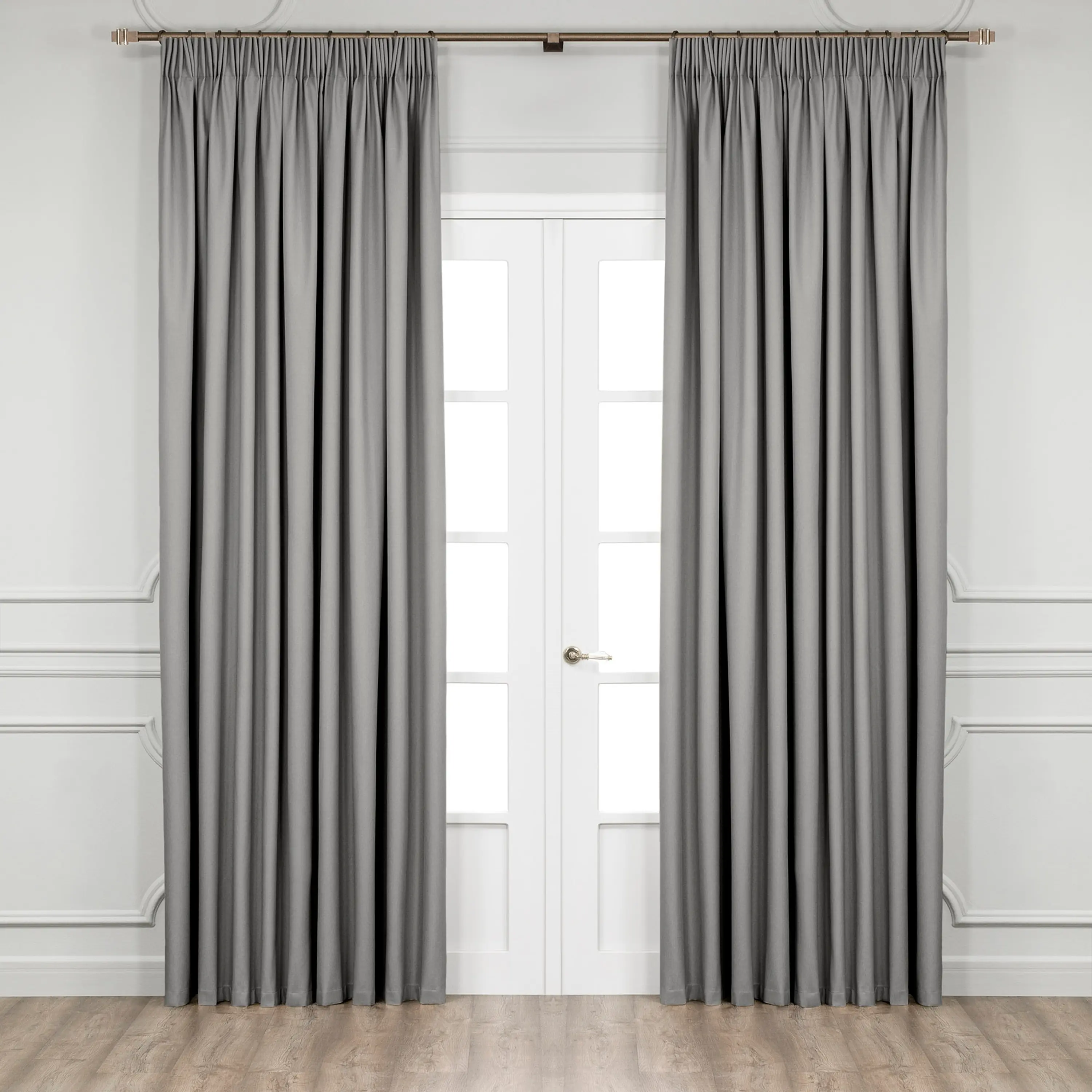 Curtains - David | Grey | 102" x 108" - Image 2