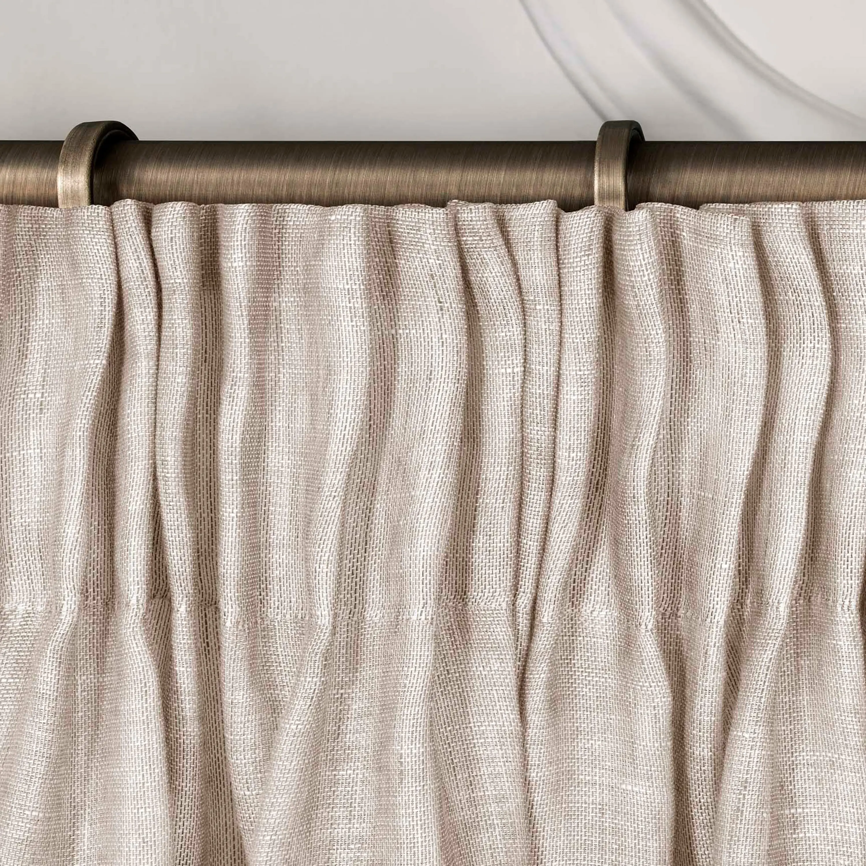 Curtains - Larson | Beige | 98" x 118" - Image 4