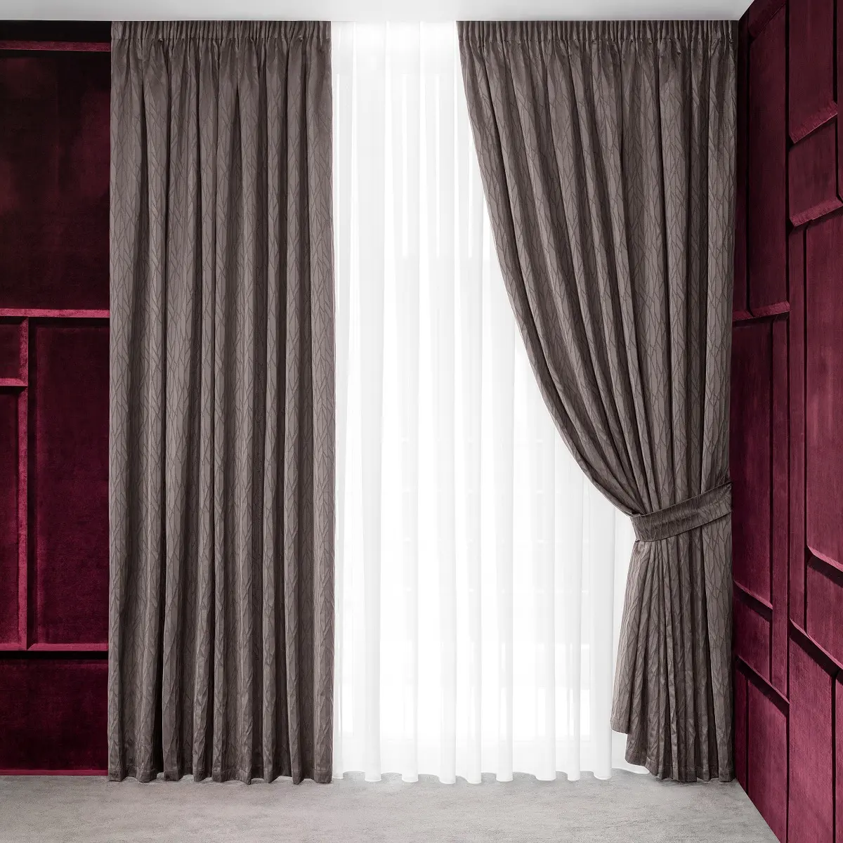 Curtains - Mariposa | Grey | 102" x 188"