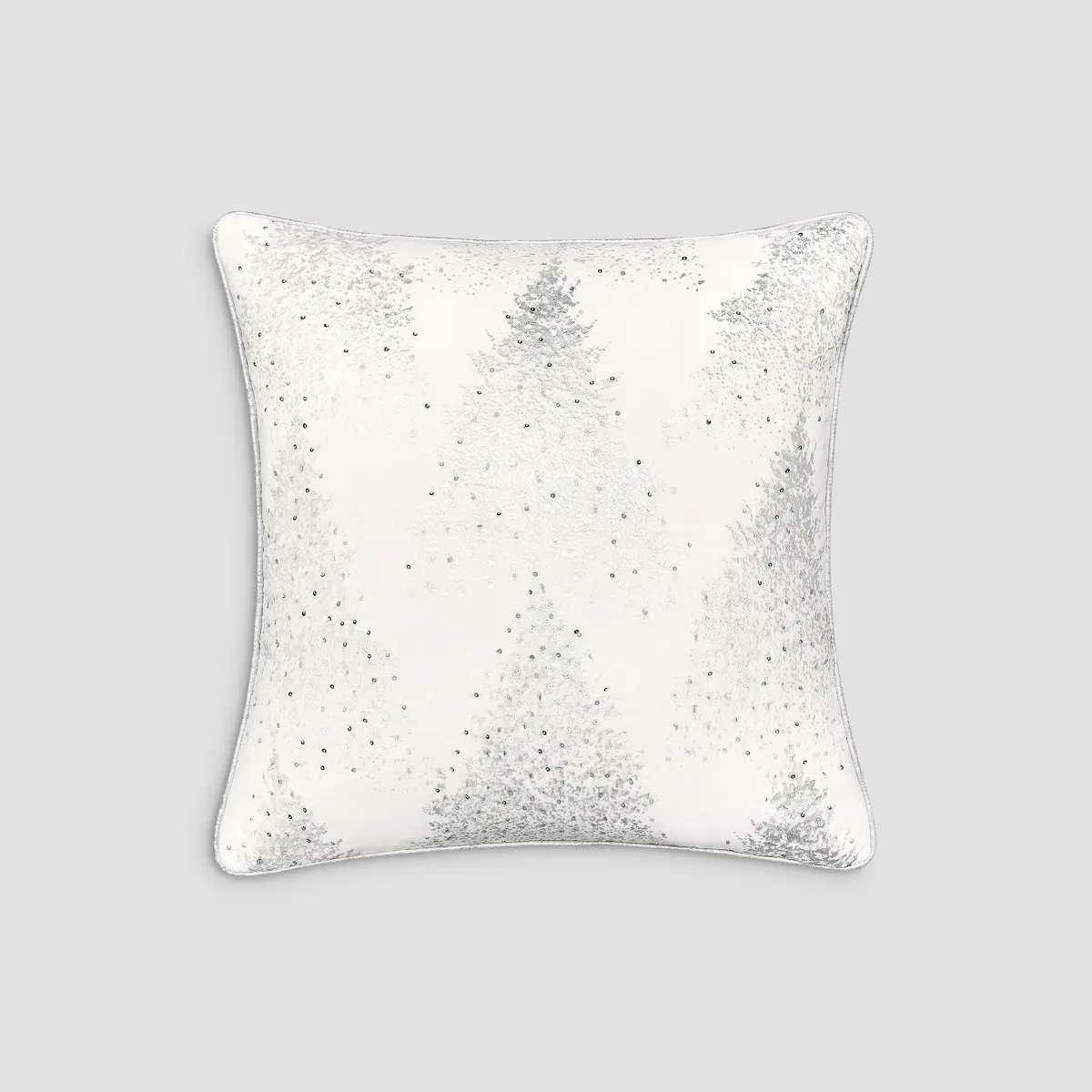 Decorative Pillow - Janelle | Silver | 18" x 18" - Image 2