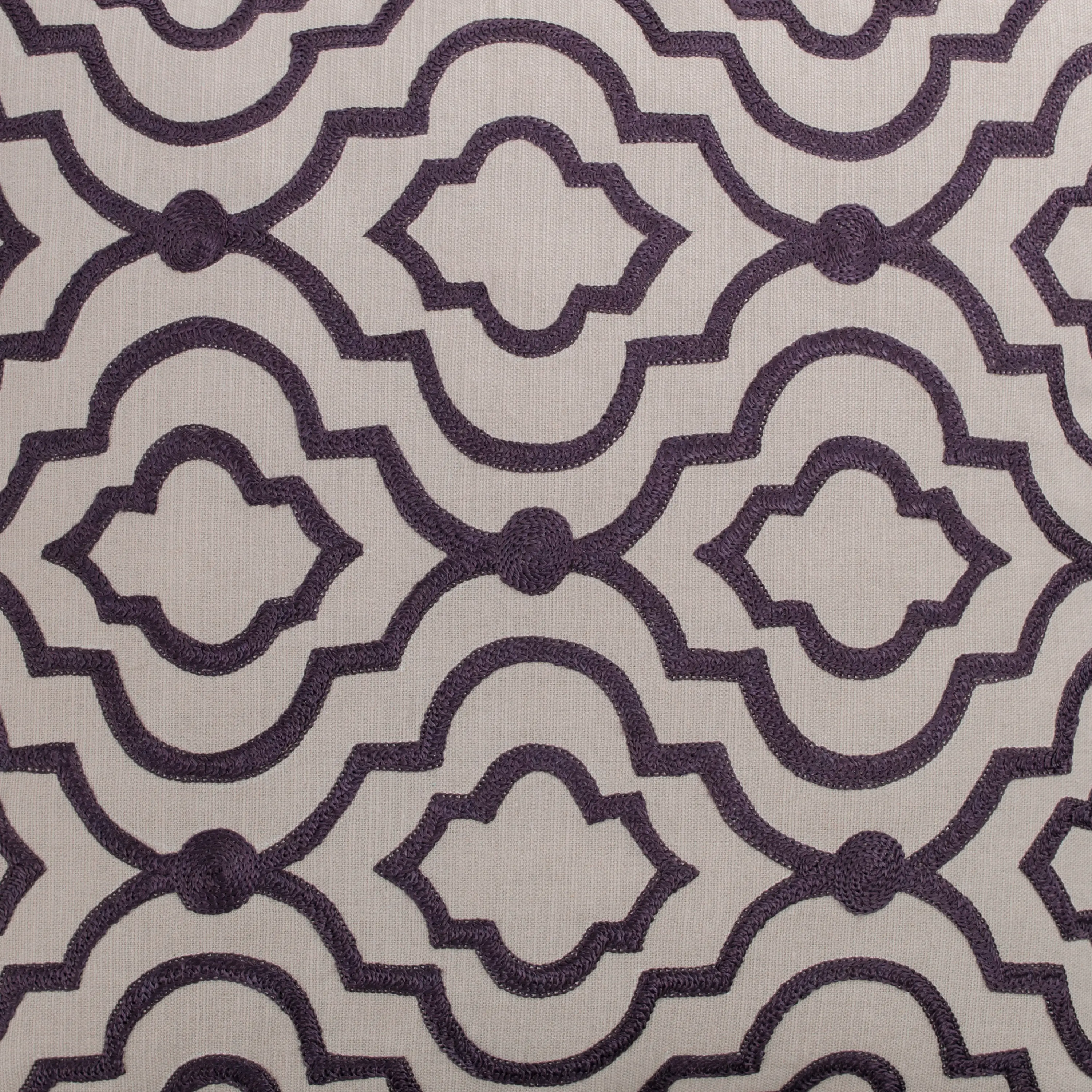 Decorative Pillow - Sultan | Grey/Violet | 16" x 16" - Image 2